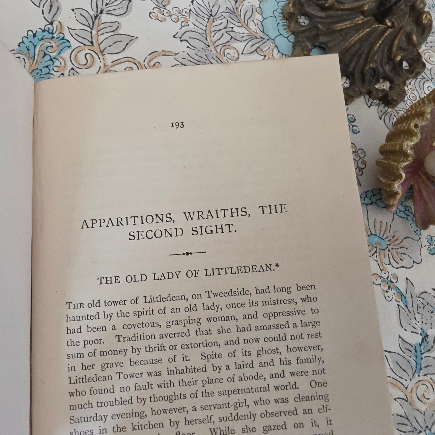 1890s Scottish Fairy and Folk Tales - Decorative Antique Book