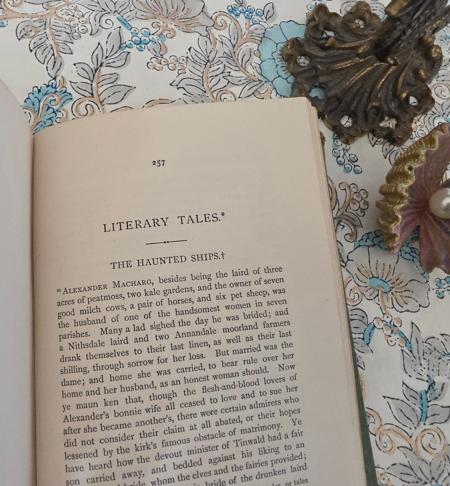 1890s Scottish Fairy and Folk Tales - Decorative Antique Book