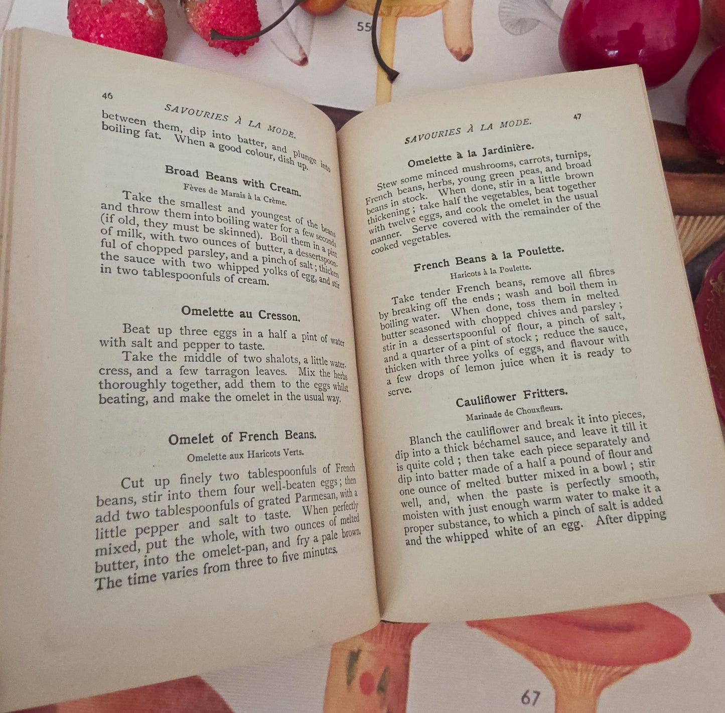 1896-1910 Set of Seven Victorian Cookery Books in the À la Mode Series by Mrs de Salis