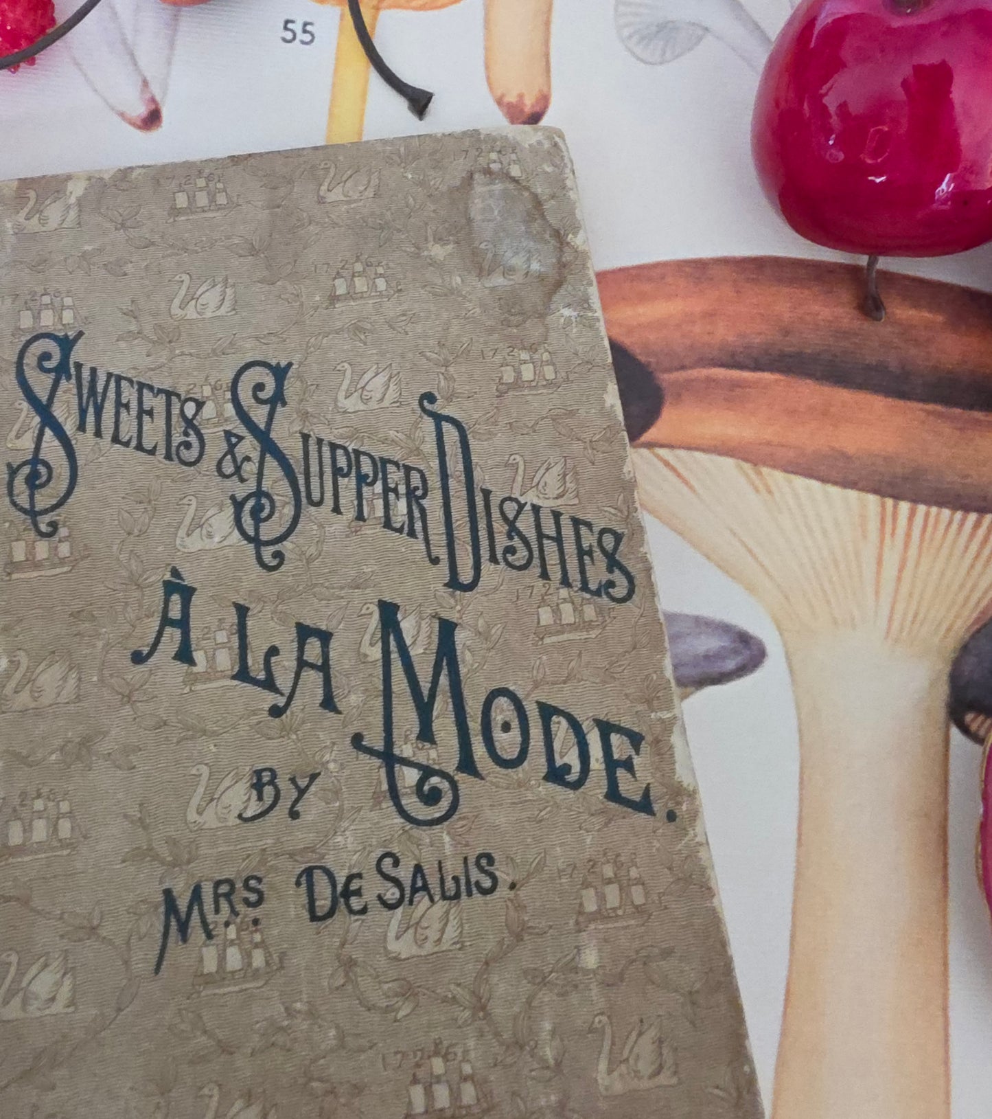 1896-1910 Set of Seven Victorian Cookery Books in the À la Mode Series by Mrs de Salis