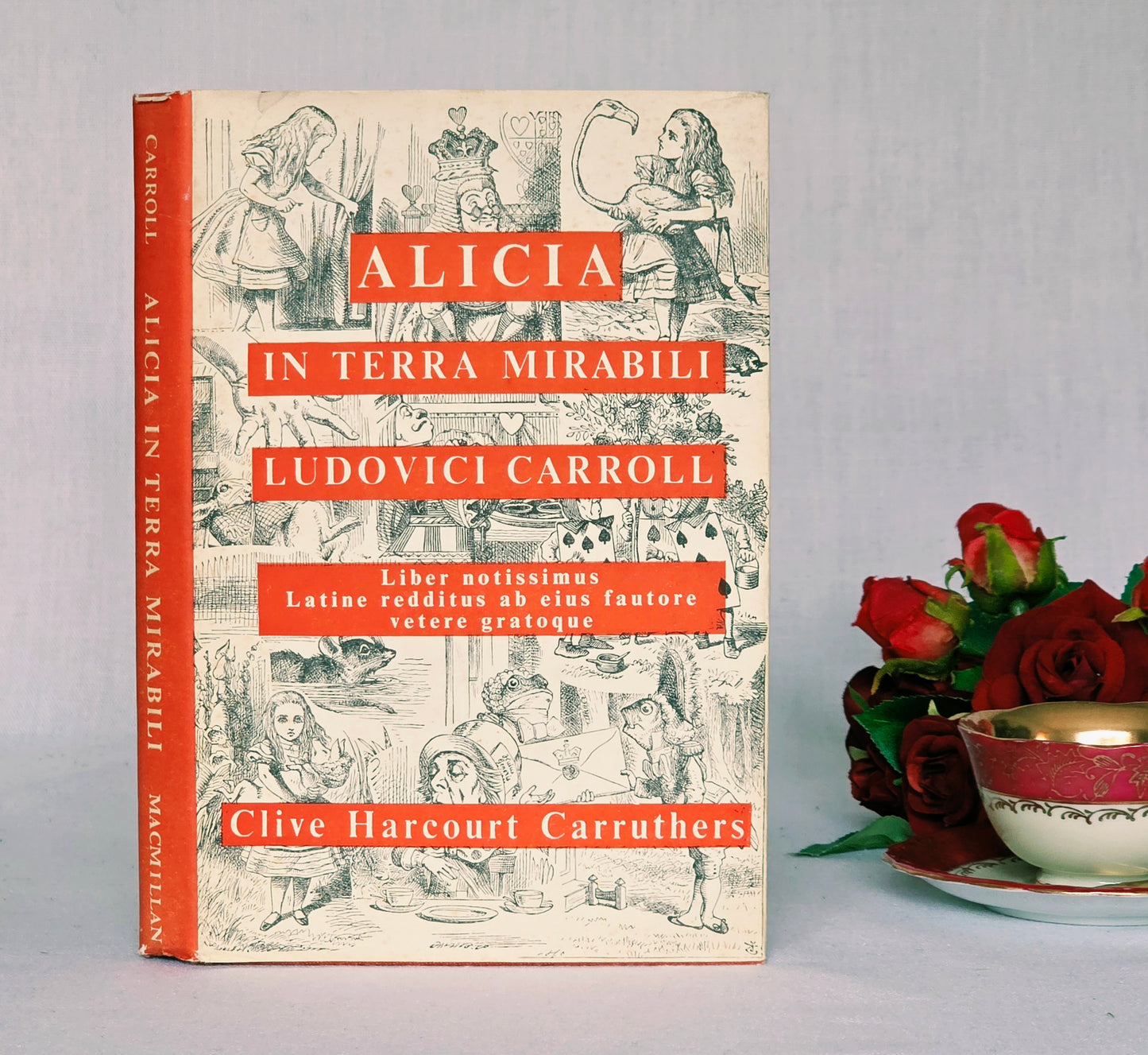 1967 Alice's Adventures in Wonderland in Latin - Illustrated Vintage Book