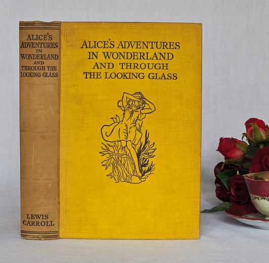 1930s Alice's Adventures in Wonderland & Through the Looking-Glass - Illustrated Vintage Book
