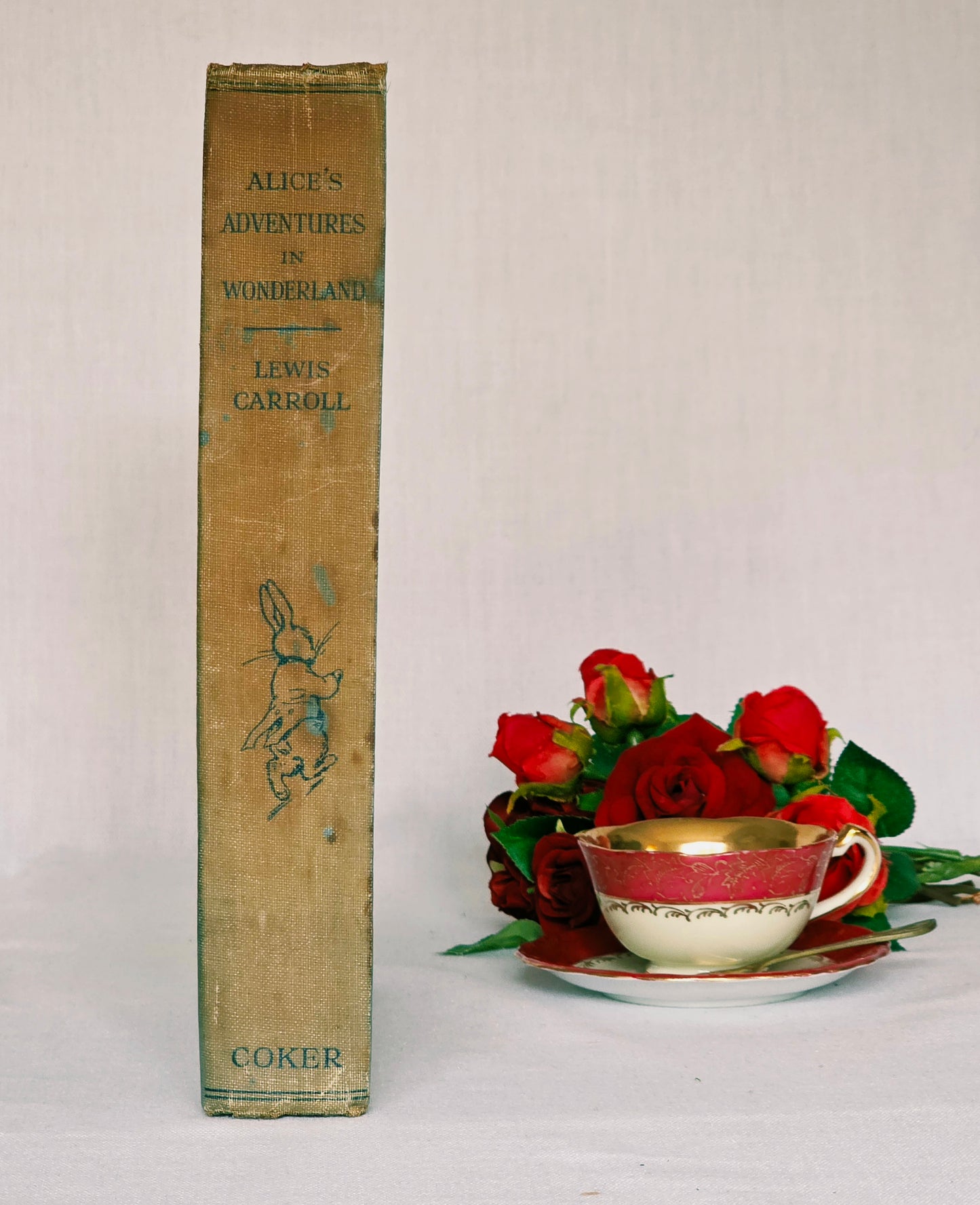 1920s Alice's Adventures in Wonderland by Lewis Carroll - Illustrated Antique Book