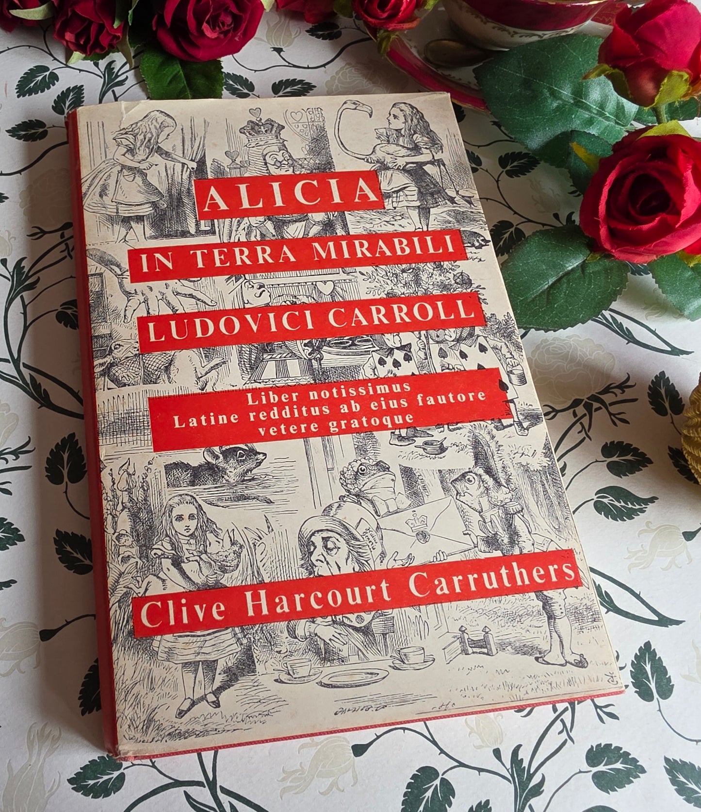 1967 Alice's Adventures in Wonderland in Latin - Illustrated Vintage Book