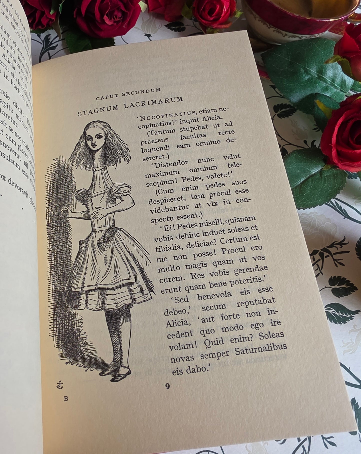 1967 Alice's Adventures in Wonderland in Latin - Illustrated Vintage Book