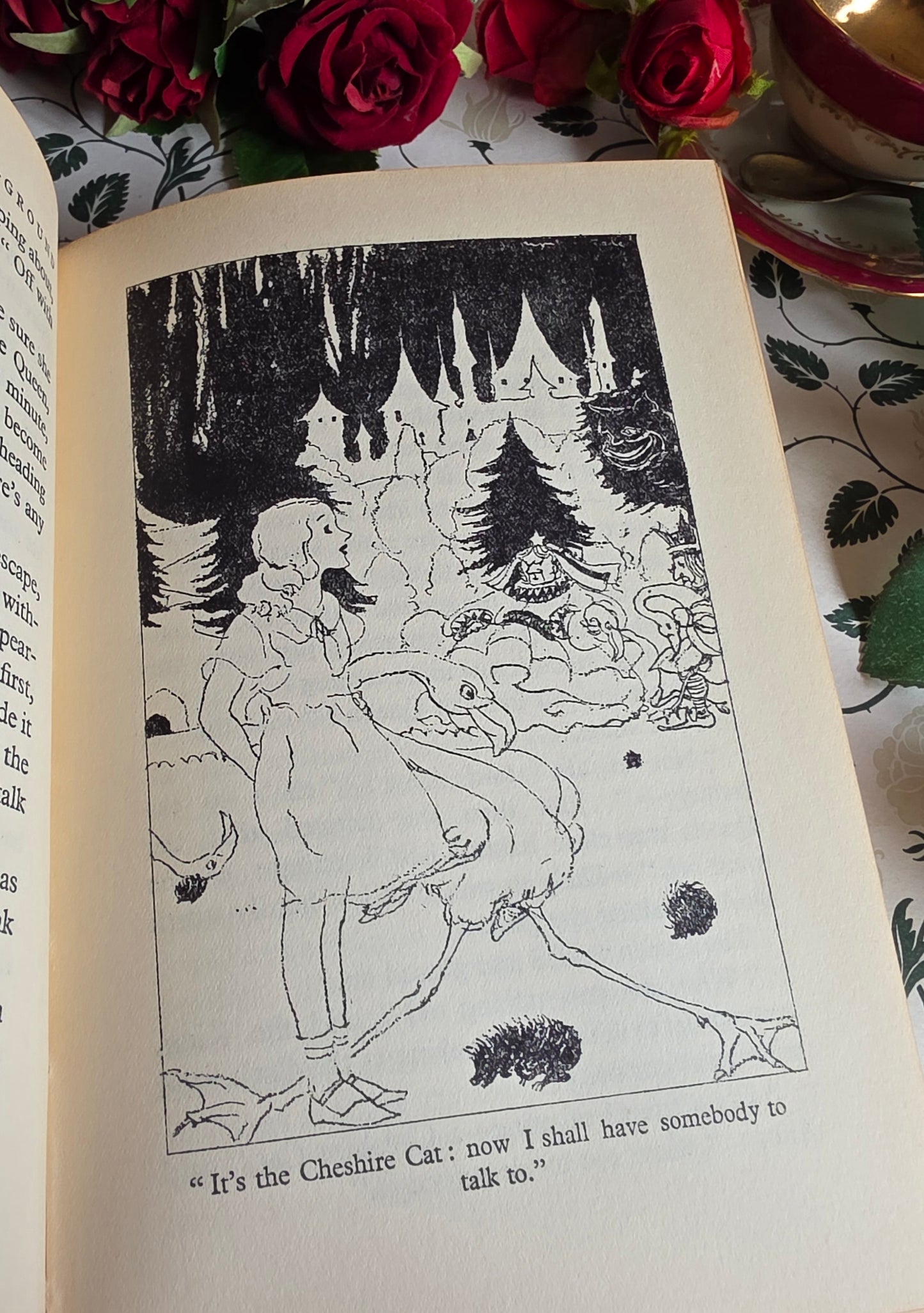 1930s Alice's Adventures in Wonderland & Through the Looking-Glass - Illustrated Vintage Book