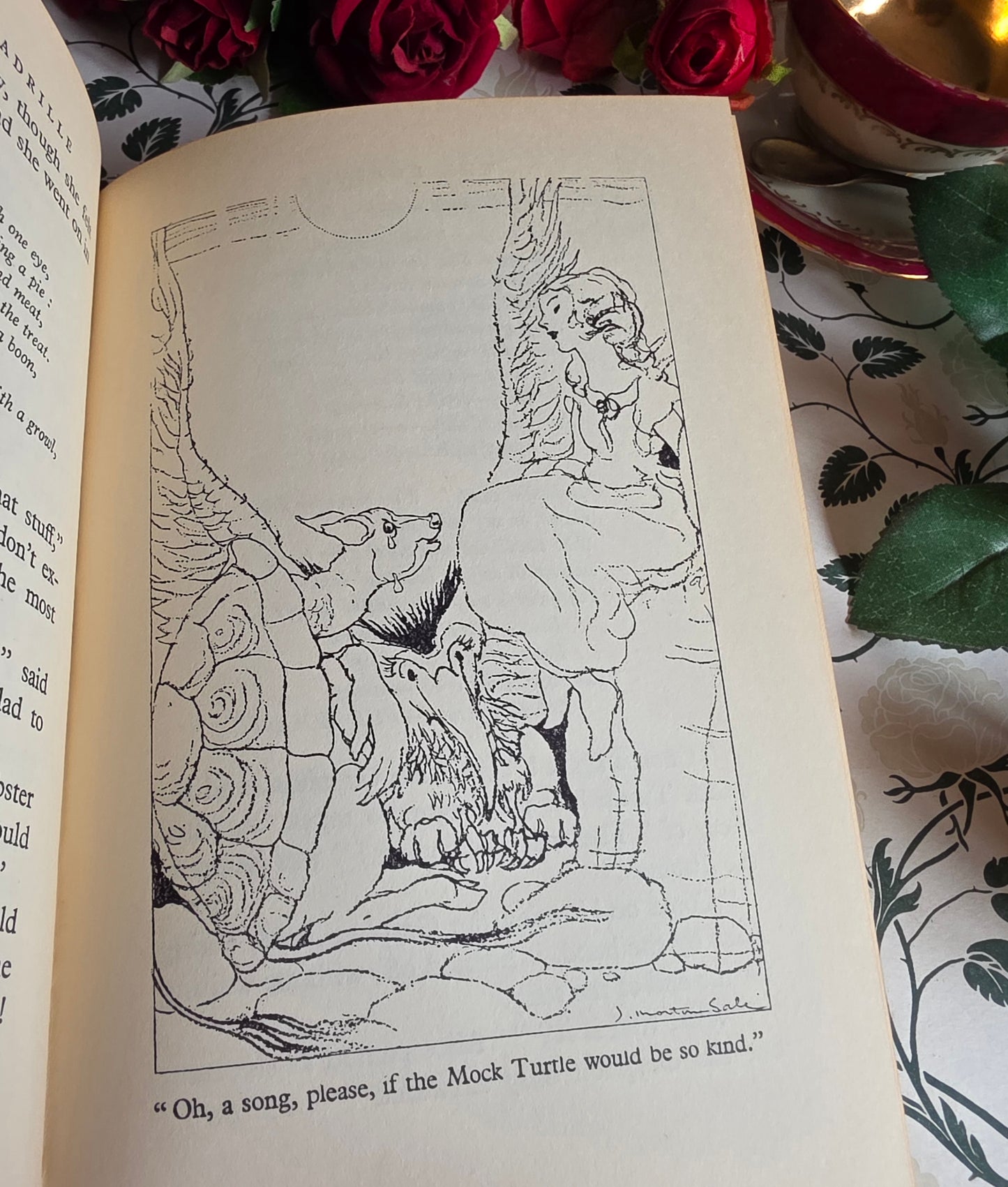 1930s Alice's Adventures in Wonderland & Through the Looking-Glass - Illustrated Vintage Book
