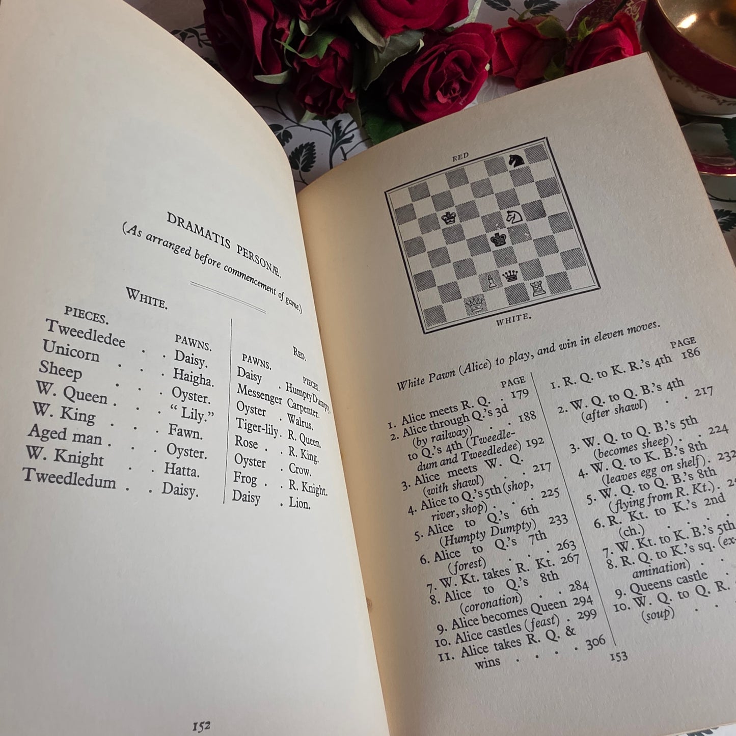 1930s Alice's Adventures in Wonderland & Through the Looking-Glass - Illustrated Vintage Book