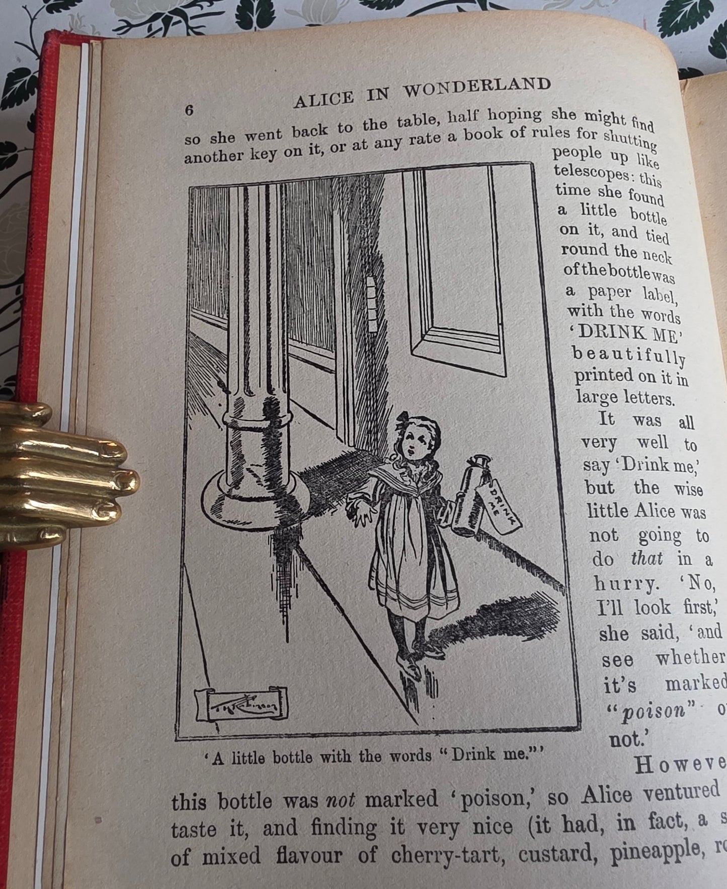 1920s Alice's Adventures in Wonderland by Lewis Carroll - Illustrated Antique Book