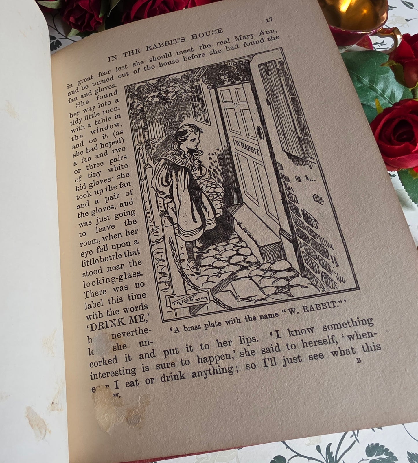 1920s Alice's Adventures in Wonderland by Lewis Carroll - Illustrated Antique Book