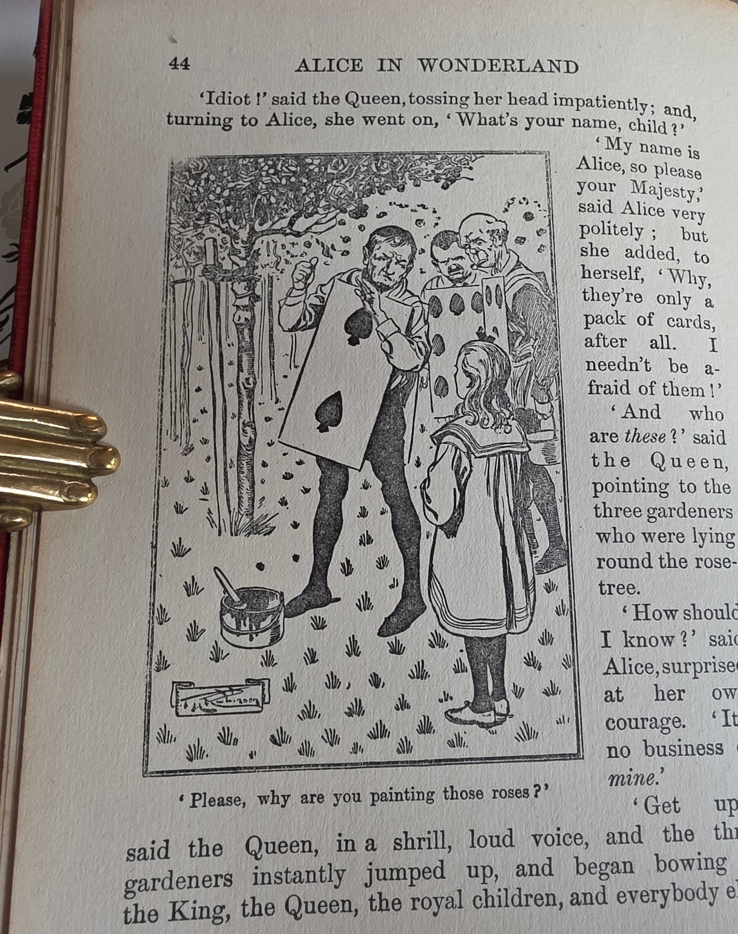 1920s Alice's Adventures in Wonderland by Lewis Carroll - Illustrated Antique Book