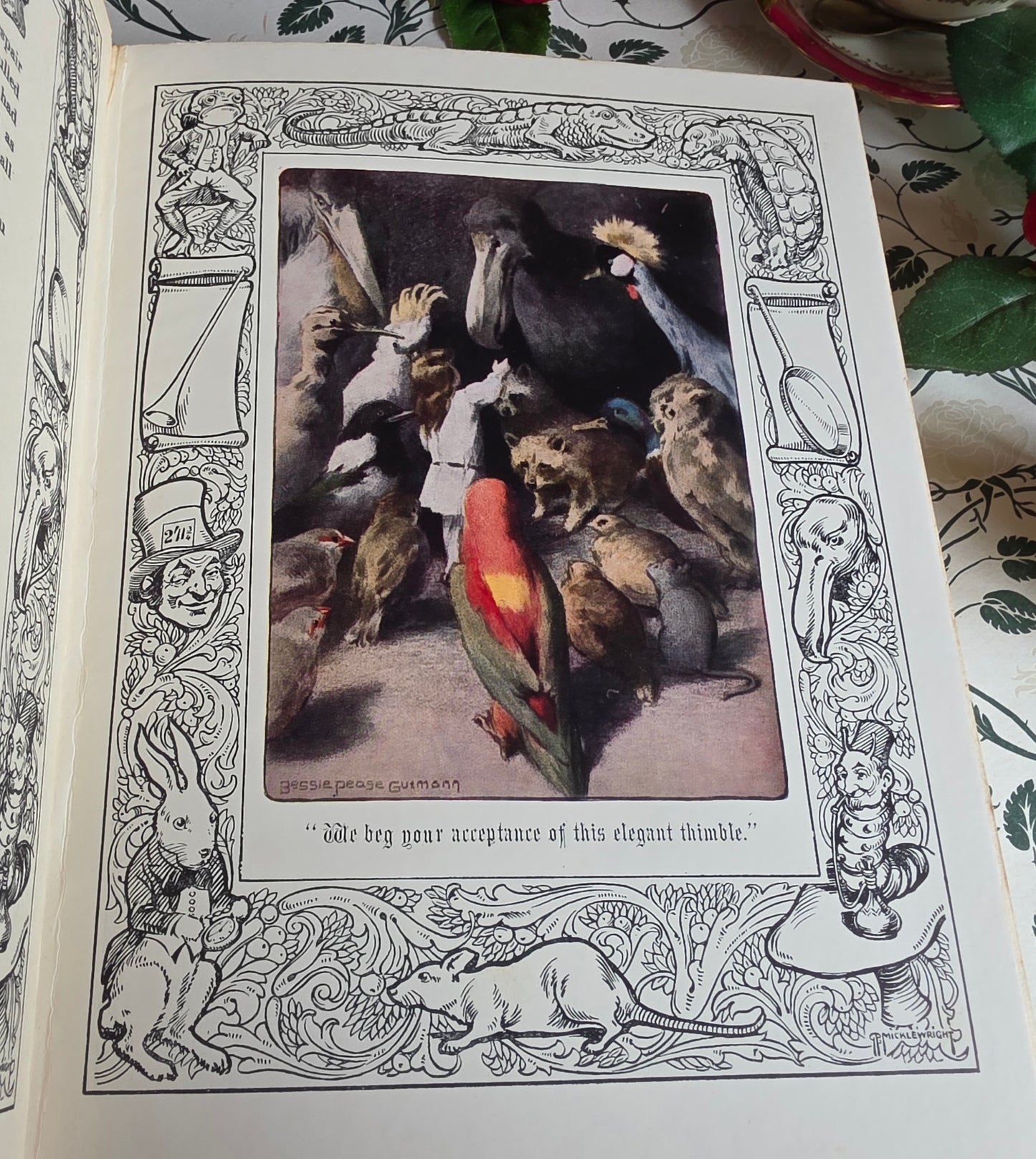 1920s Alice's Adventures in Wonderland by Lewis Carroll - Illustrated Antique Book