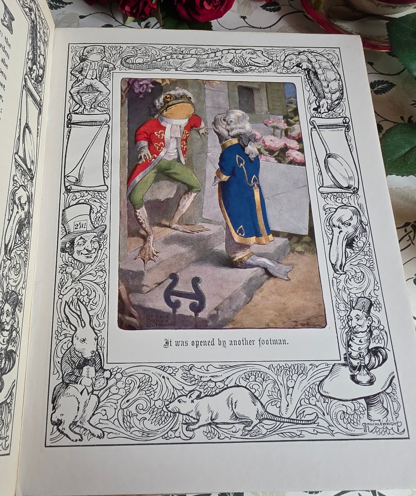 1920s Alice's Adventures in Wonderland by Lewis Carroll - Illustrated Antique Book