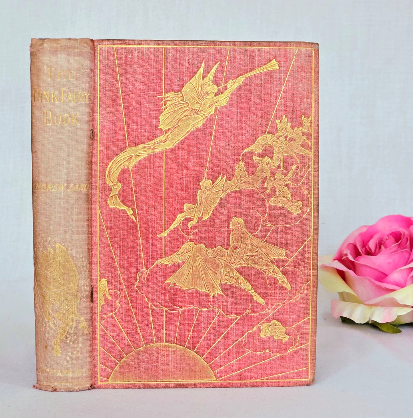 1897 The Pink Fairy Book - First Edition - Illustrated Antique Book