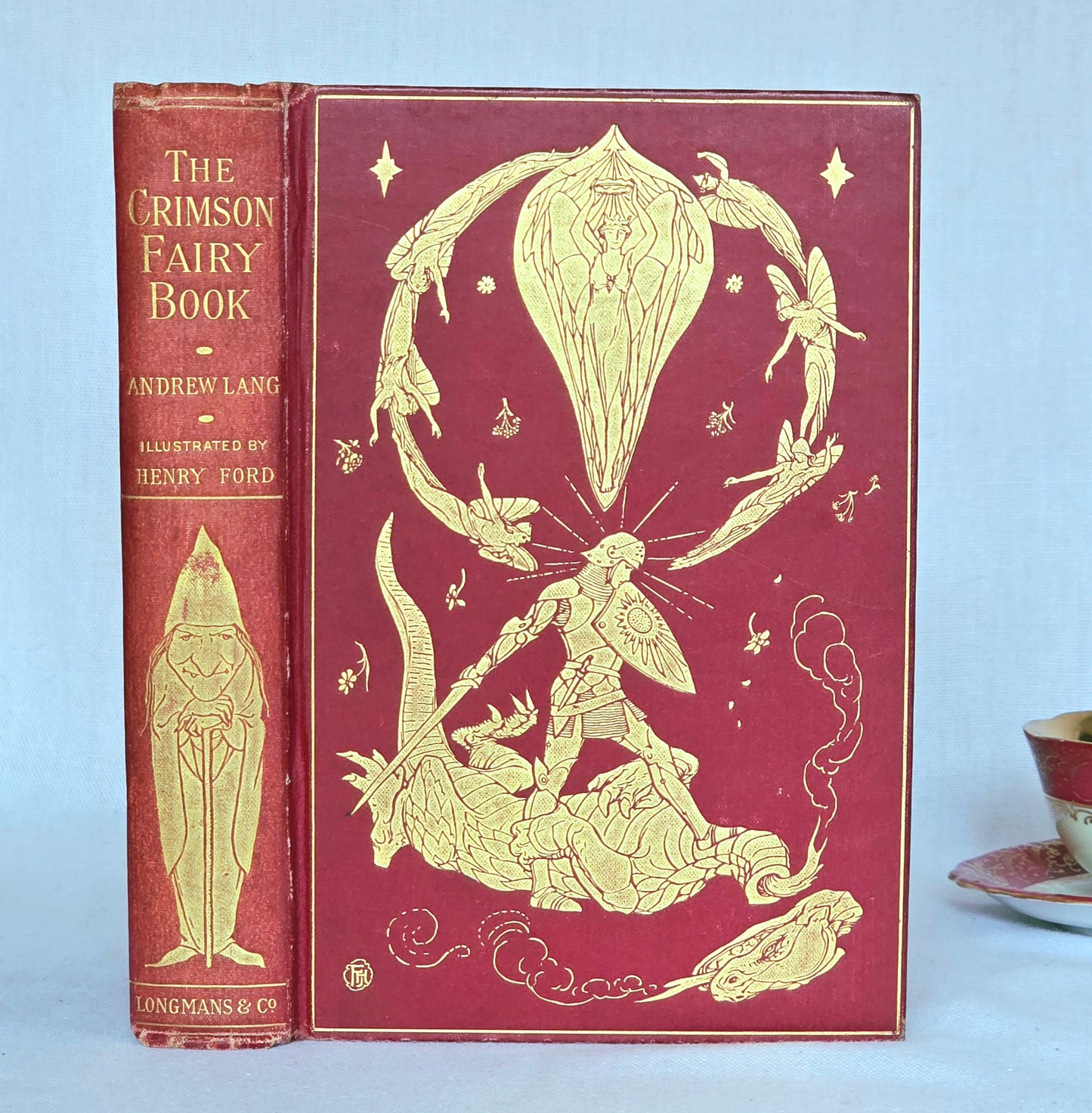 1903 The Crimson Fairy Book - First Edition - Illustrated Antique Book