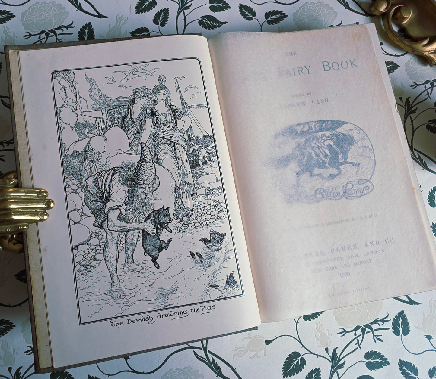 1900 The Grey Fairy Book, First Edition - Illustrated Antique Book