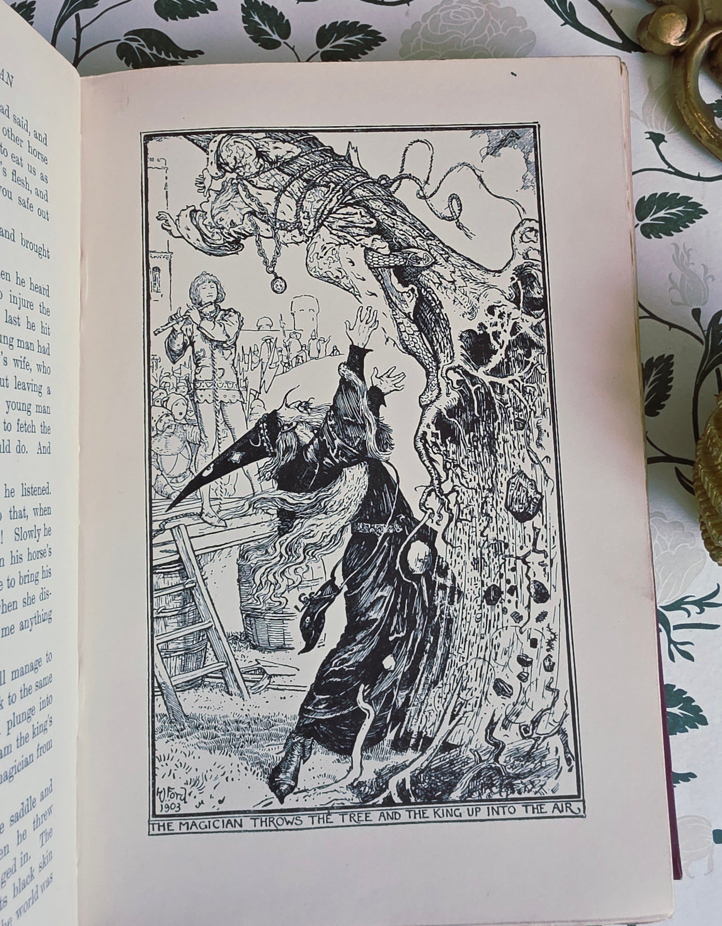 1903 The Crimson Fairy Book - First Edition - Illustrated Antique Book