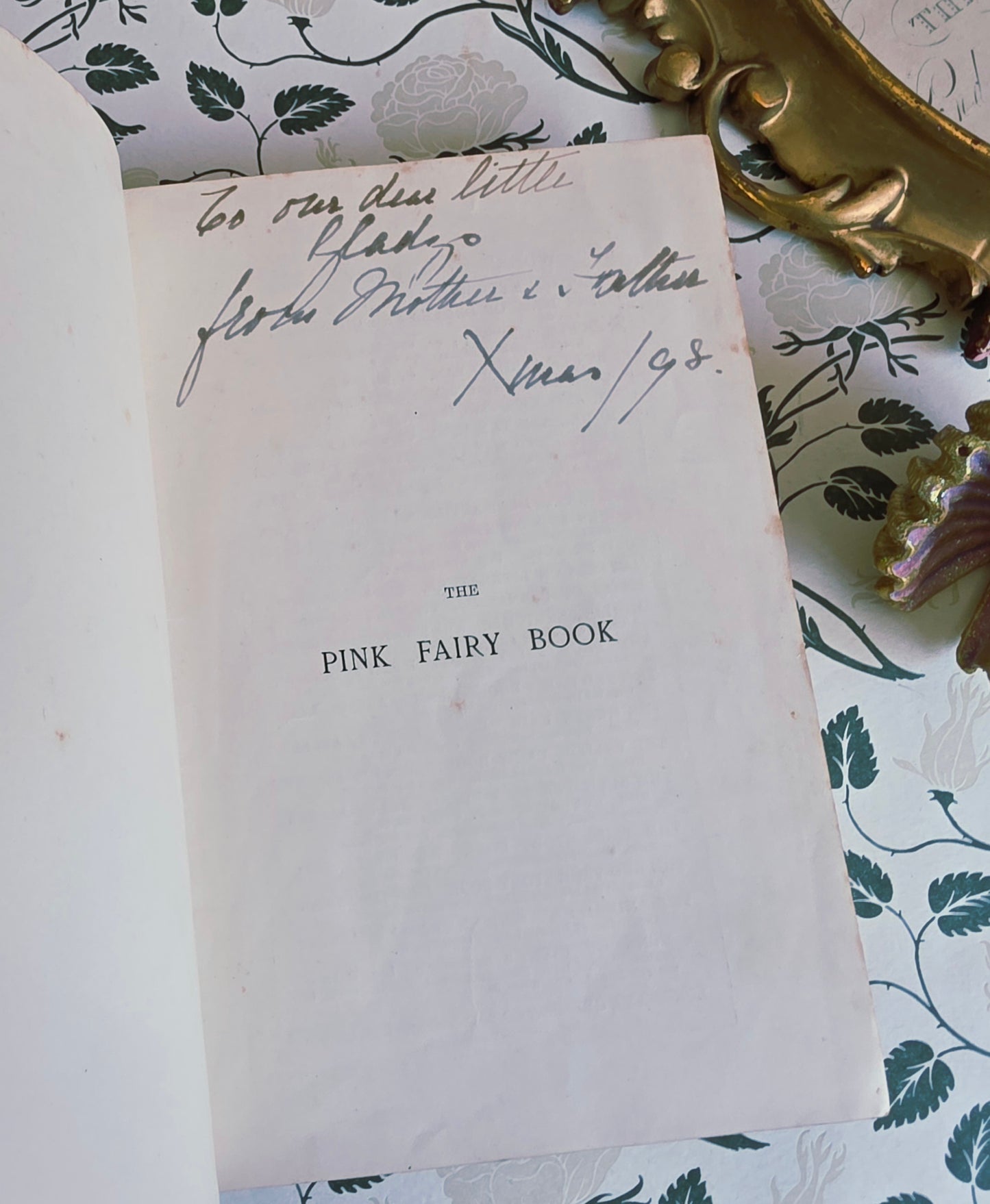 1897 The Pink Fairy Book - First Edition - Illustrated Antique Book