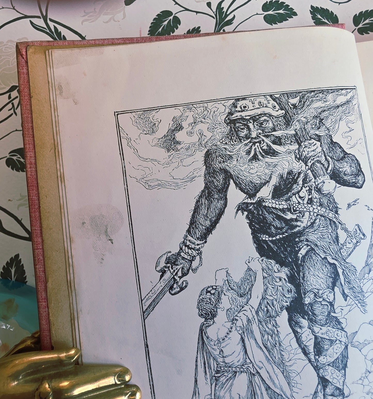 1897 The Pink Fairy Book - First Edition - Illustrated Antique Book