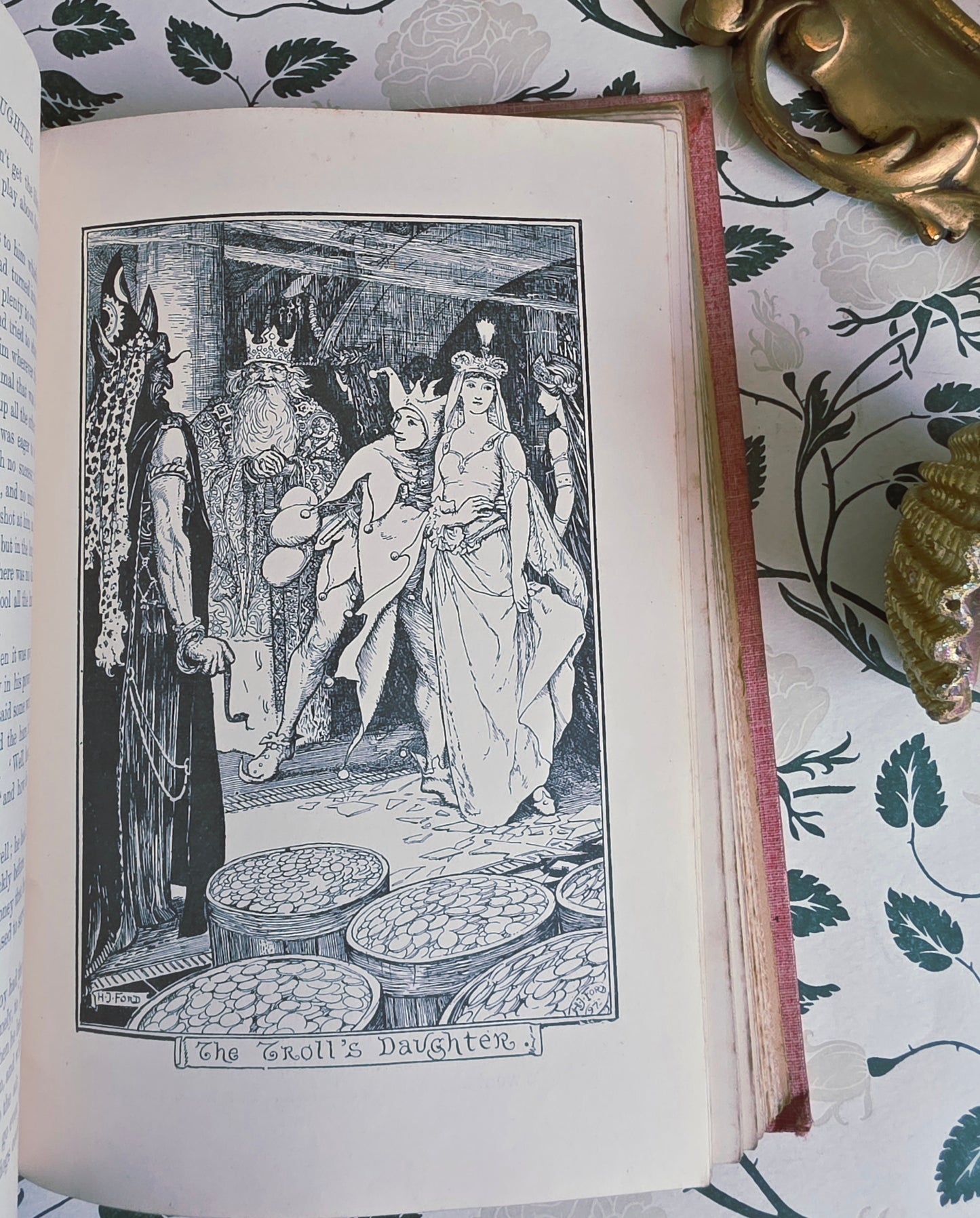 1897 The Pink Fairy Book - First Edition - Illustrated Antique Book