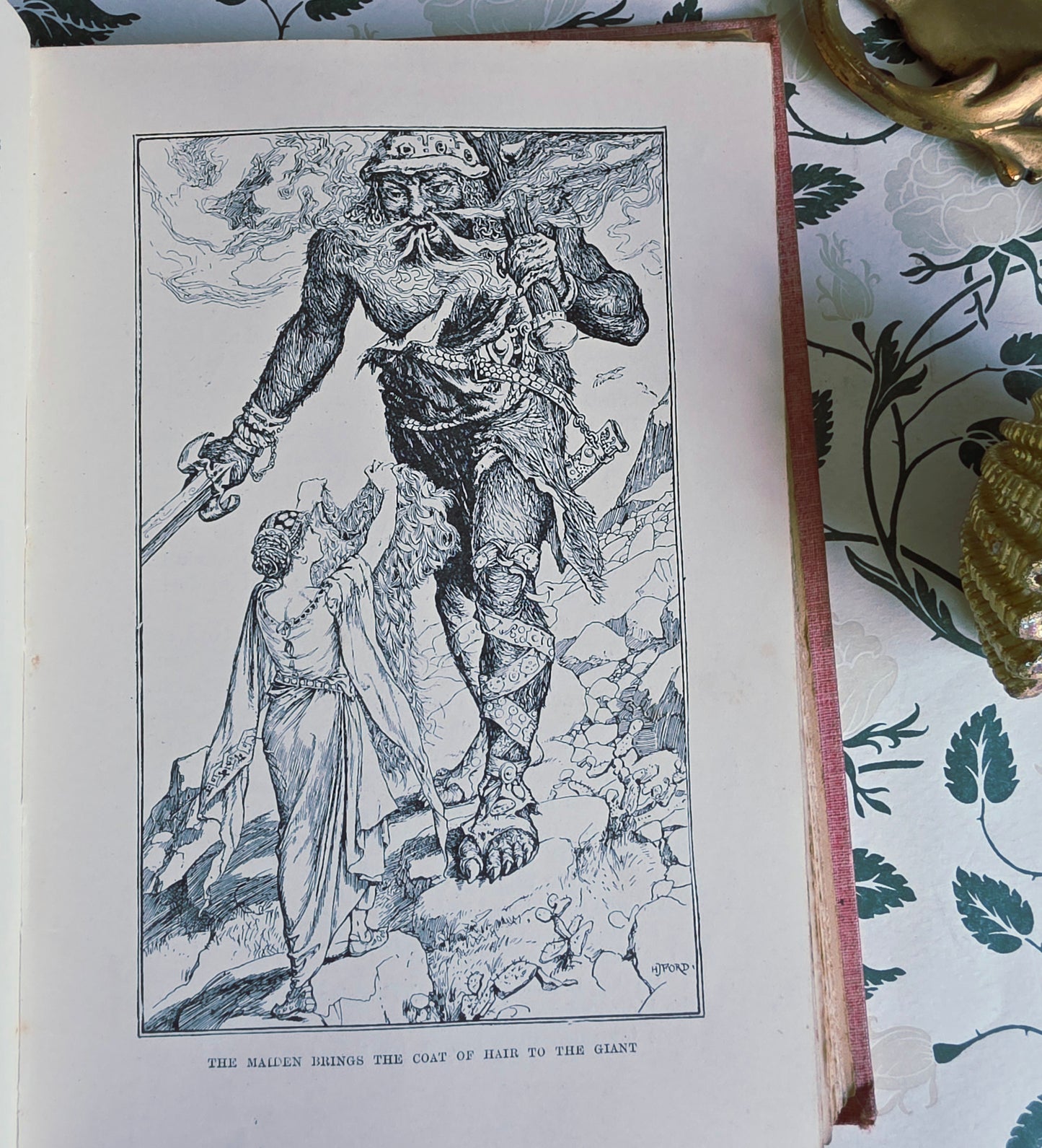1897 The Pink Fairy Book - First Edition - Illustrated Antique Book
