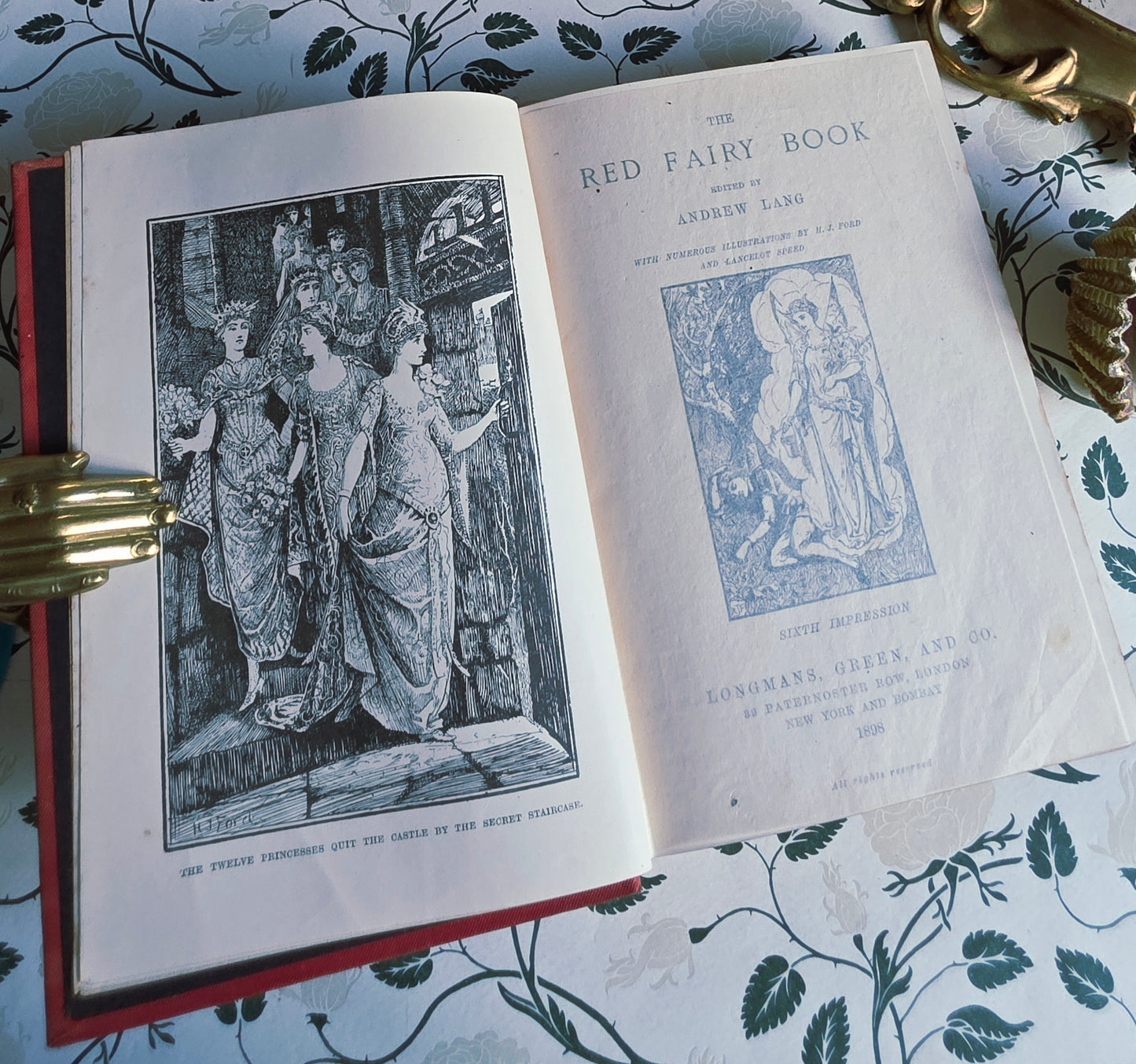 1898 The Red Fairy Book - Illustrated Antique Book