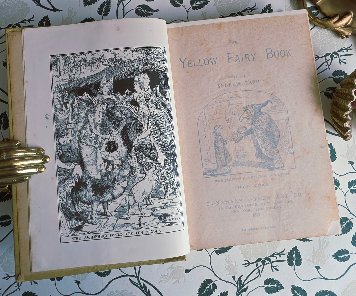 1897 The Yellow Fairy Book - Illustrated Antique Book