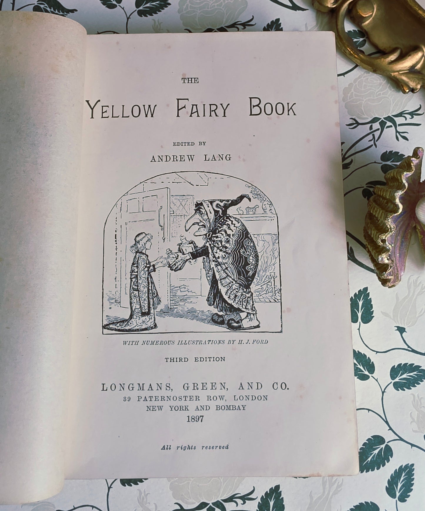 1897 The Yellow Fairy Book - Illustrated Antique Book