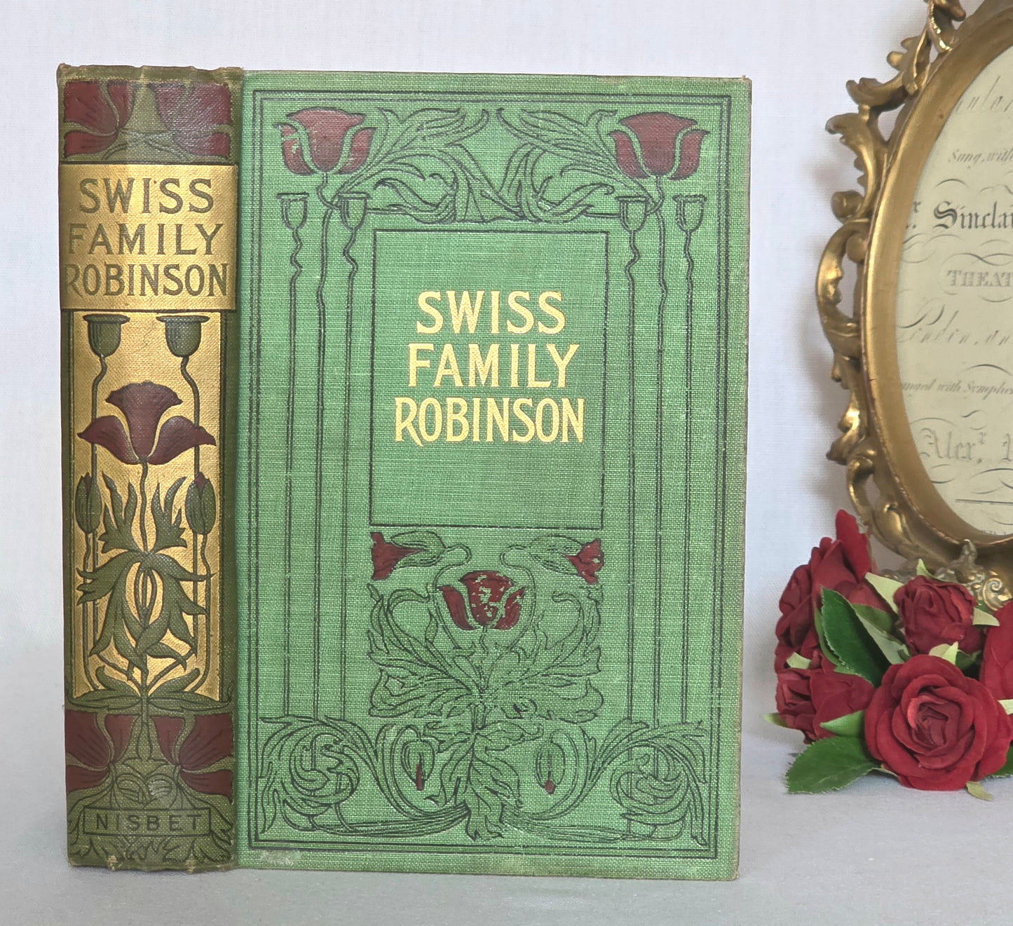 1912 The Swiss Family Robinson - Illustrated Antique Book
