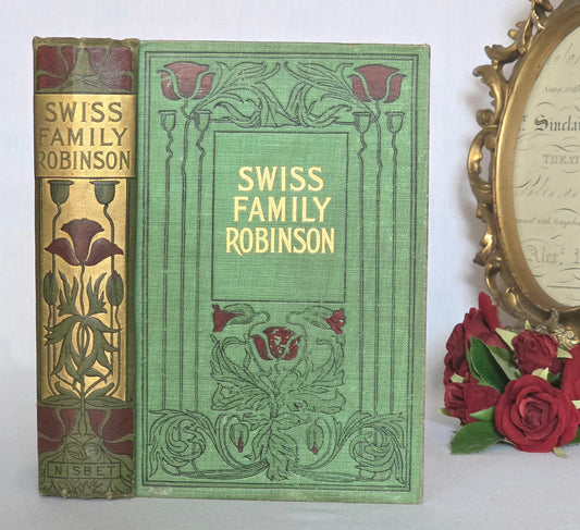 1912 The Swiss Family Robinson - Illustrated Antique Book