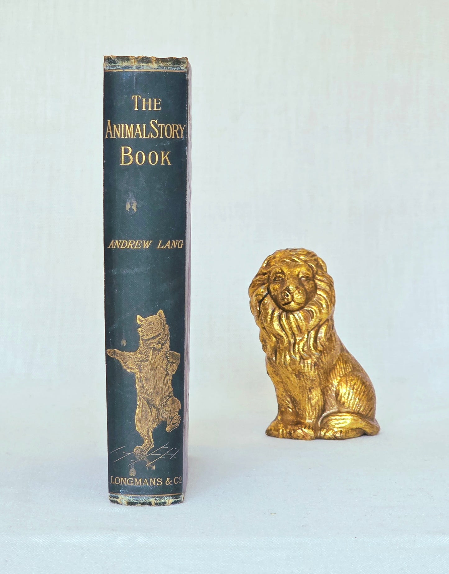 1896 The Animal Story Book Ed. Andrew Lang /  Illustrated Antique Book