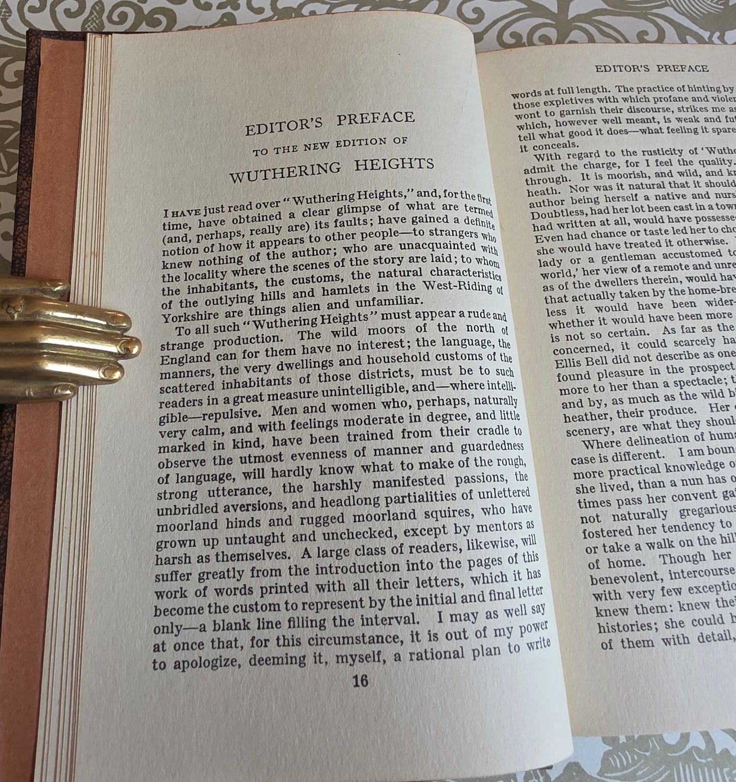 1930s Wuthering Heights by Emily Bronte : Vintage Book