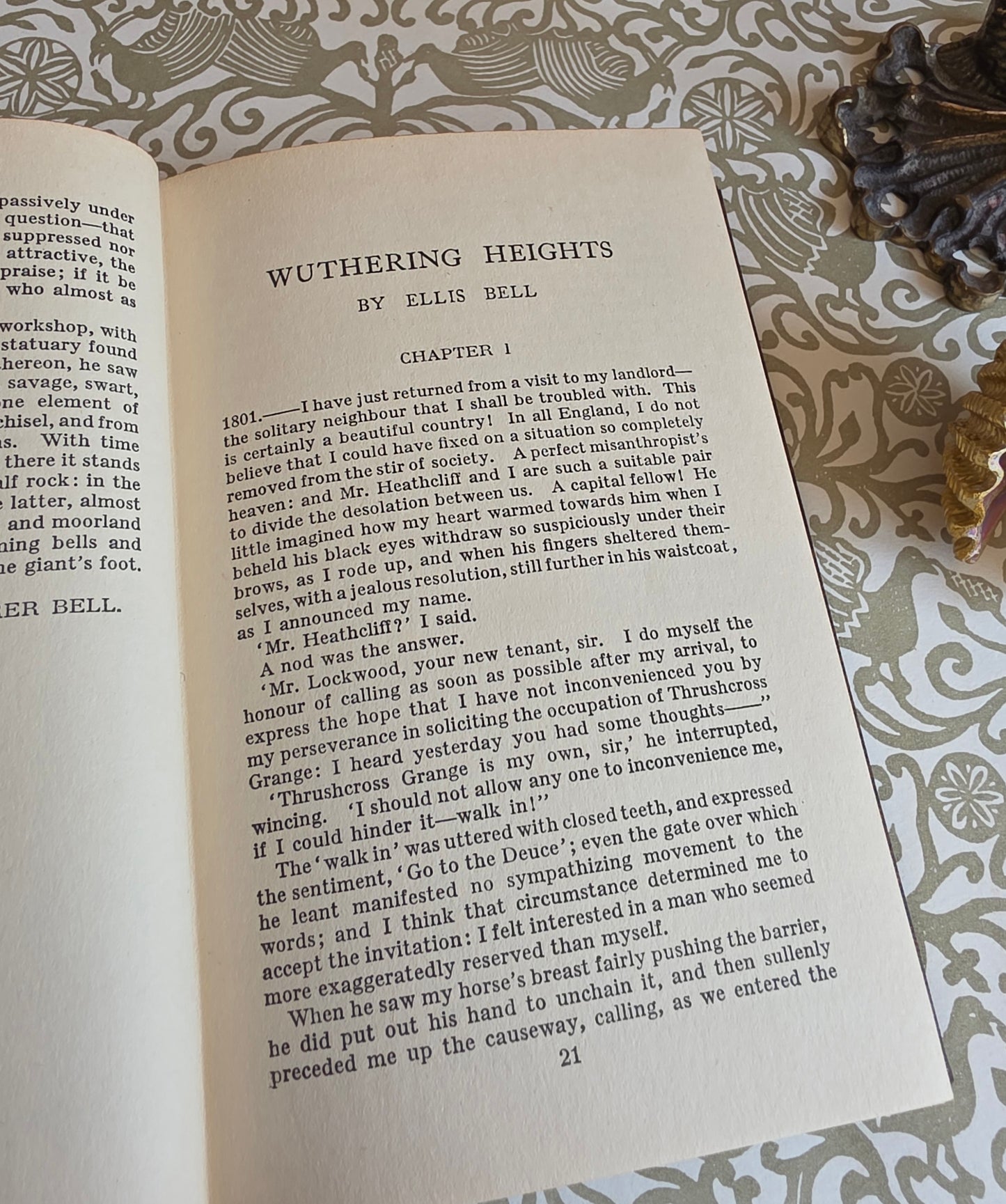 1930s Wuthering Heights by Emily Bronte : Vintage Book