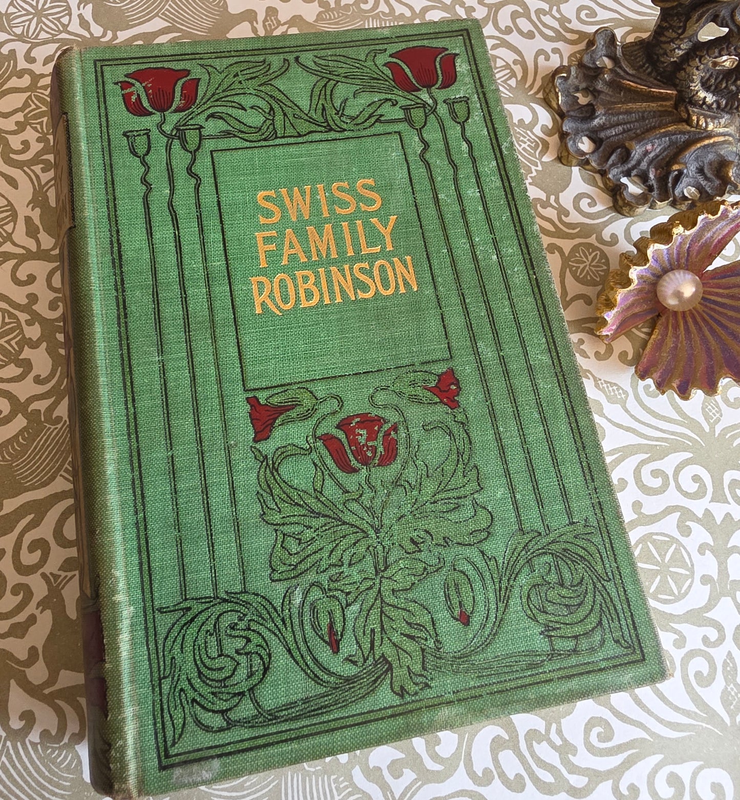 1912 The Swiss Family Robinson - Illustrated Antique Book