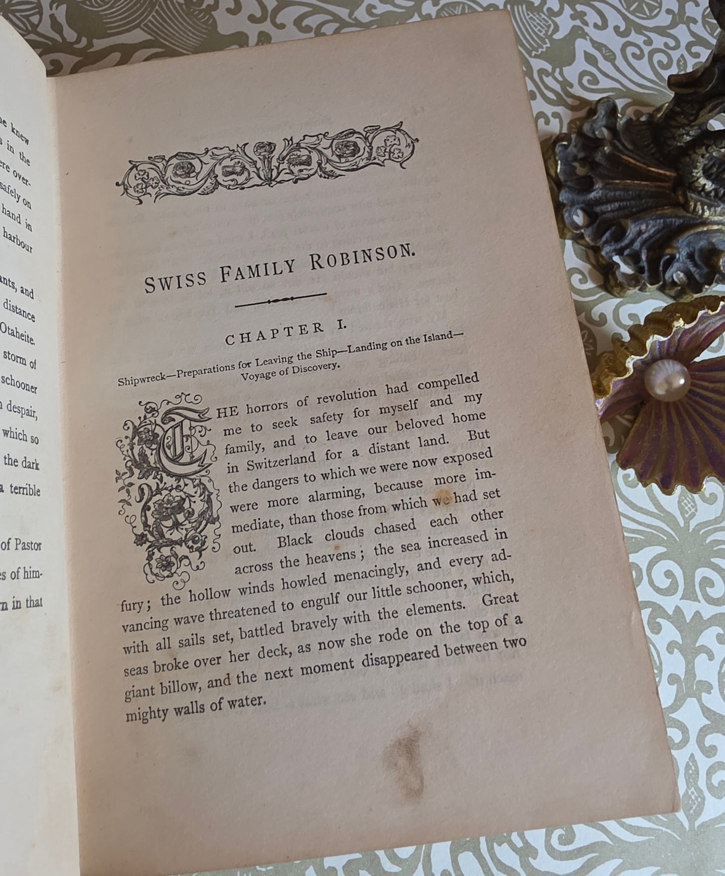1912 The Swiss Family Robinson - Illustrated Antique Book