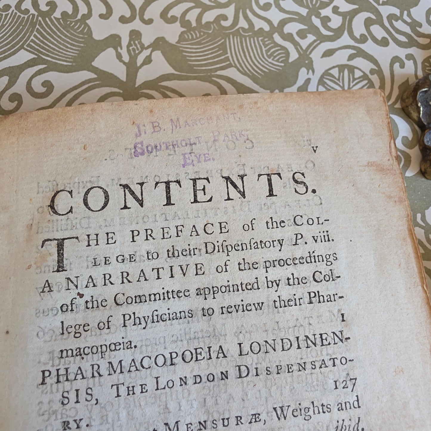 1768 Pharmacopoeia Londinensis - Historic Medical Reference Book