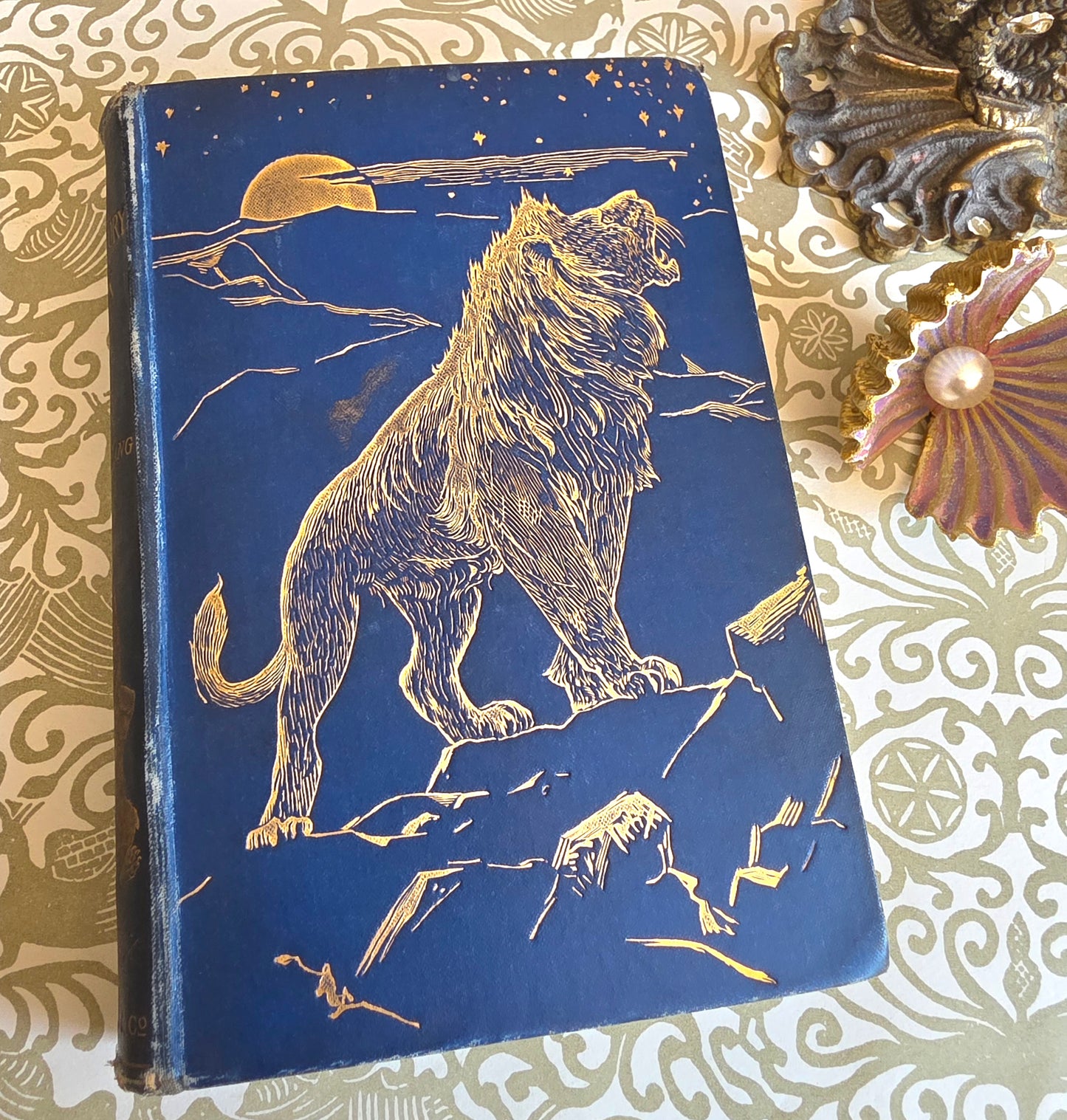 1896 The Animal Story Book Ed. Andrew Lang /  Illustrated Antique Book