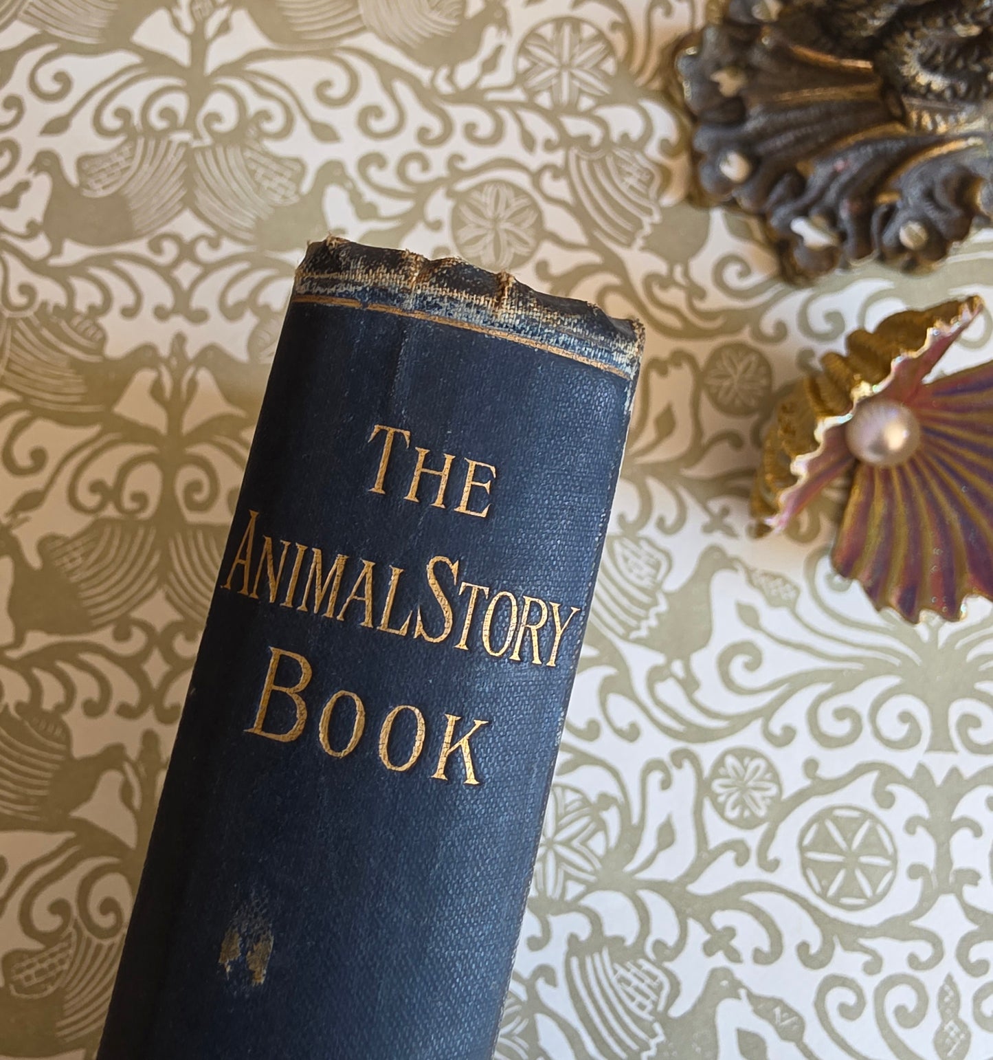 1896 The Animal Story Book Ed. Andrew Lang /  Illustrated Antique Book