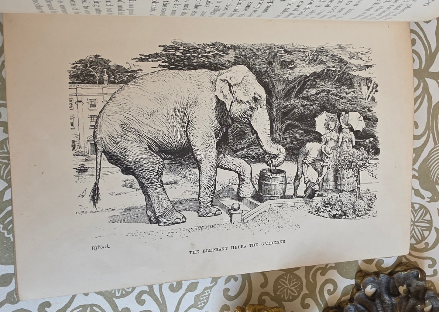 1896 The Animal Story Book Ed. Andrew Lang /  Illustrated Antique Book