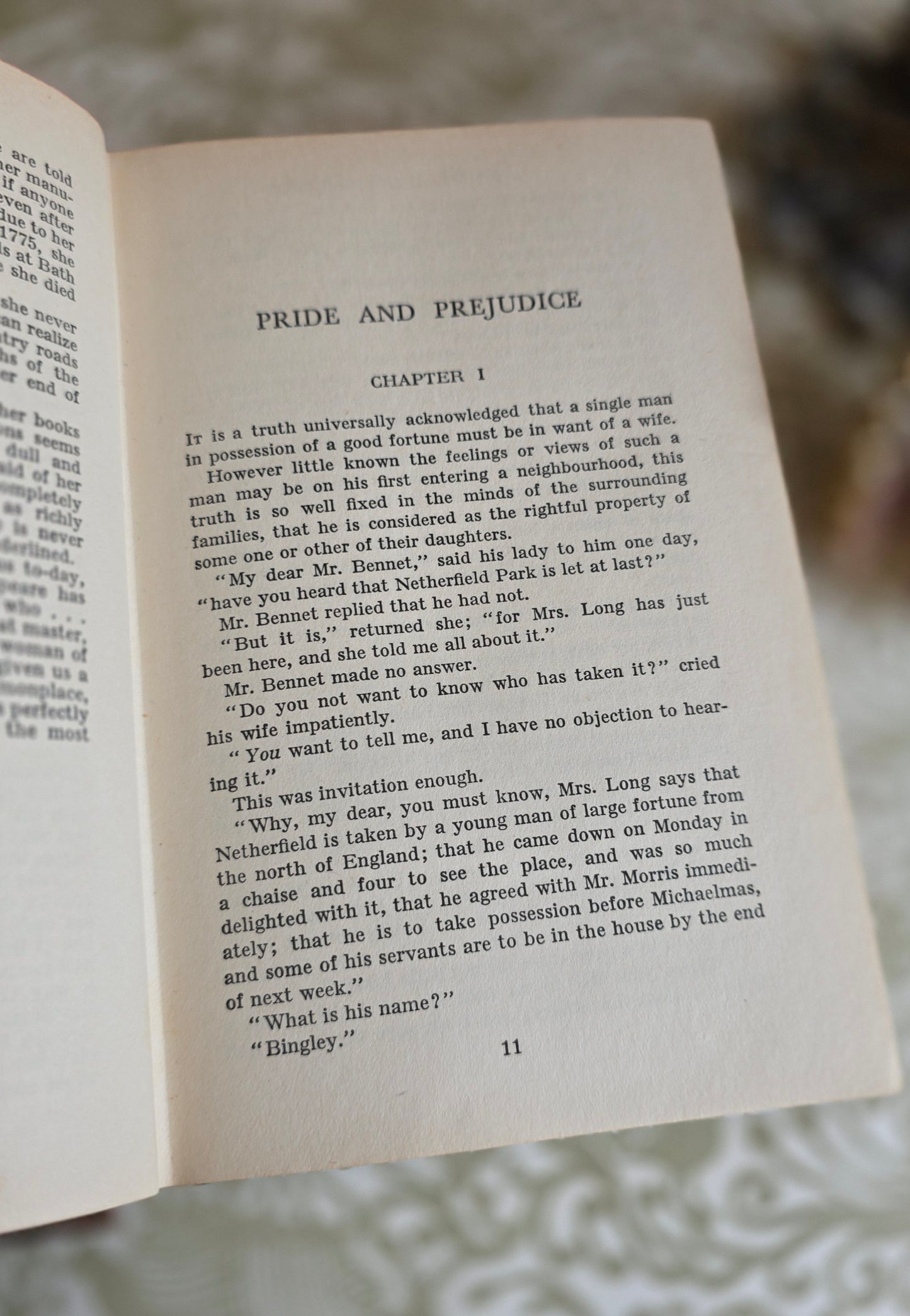 1930s Pride & Prejudice - Vintage Jane Austen Book