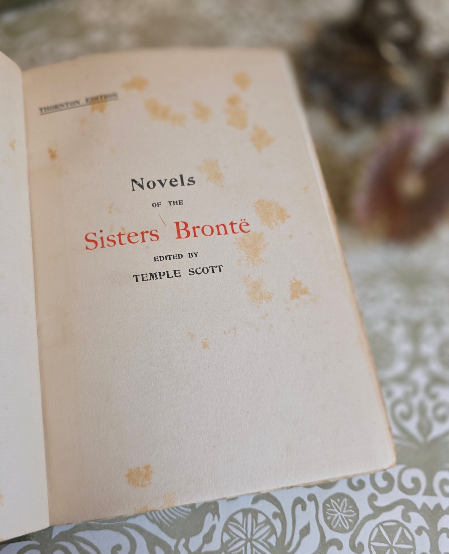 1905 The Tenant of Wildfell Hall by Anne Bronte in Two Volumes
