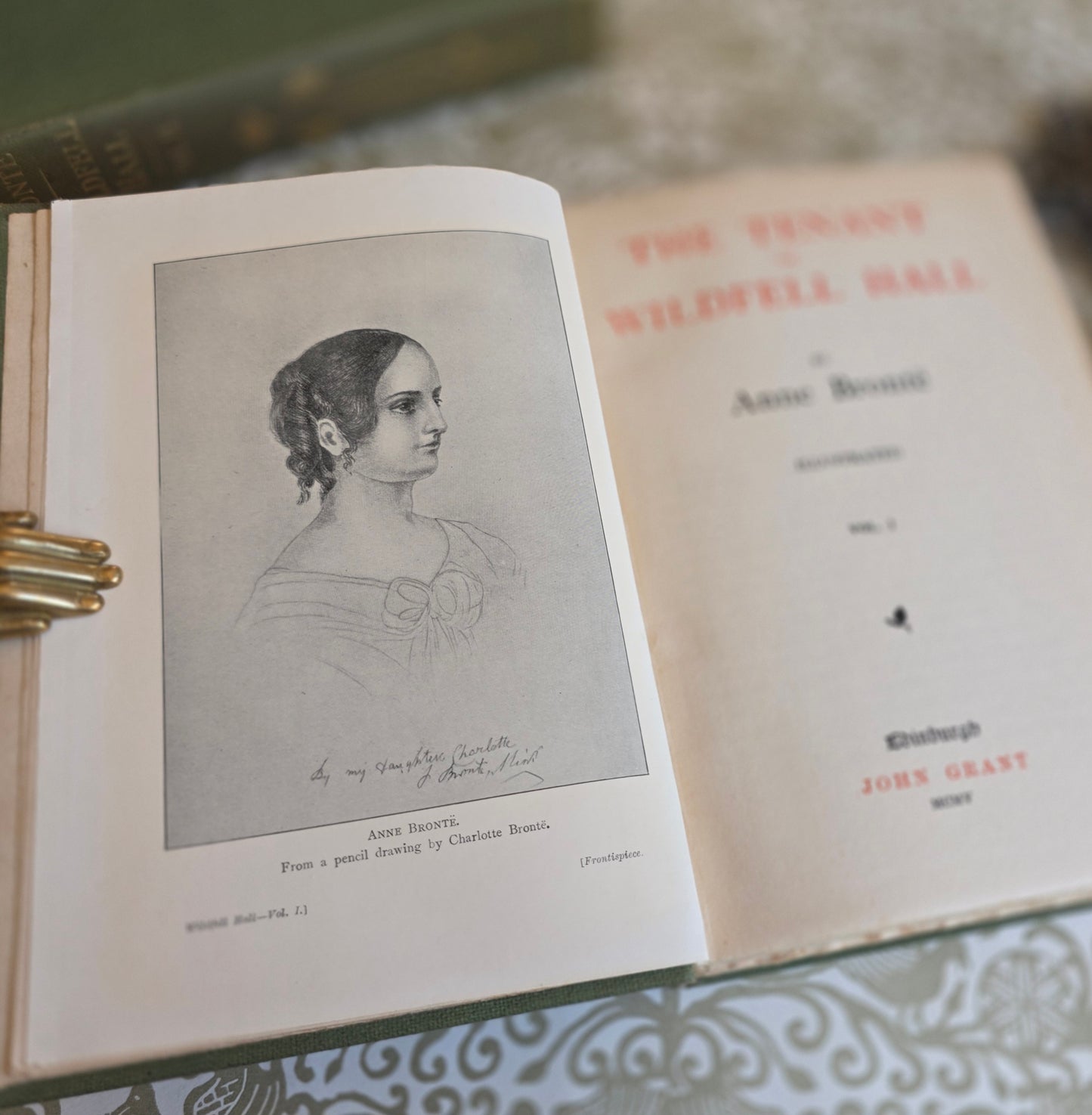 1905 The Tenant of Wildfell Hall by Anne Bronte in Two Volumes