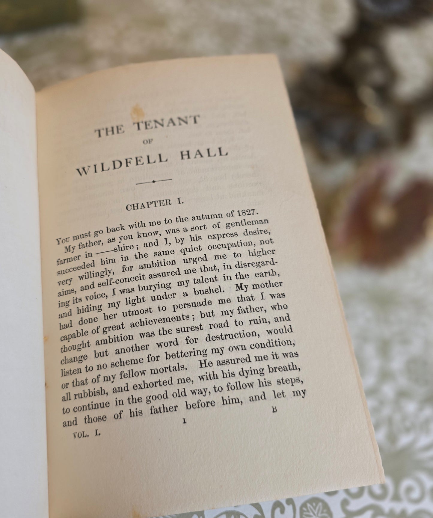 1905 The Tenant of Wildfell Hall by Anne Bronte in Two Volumes