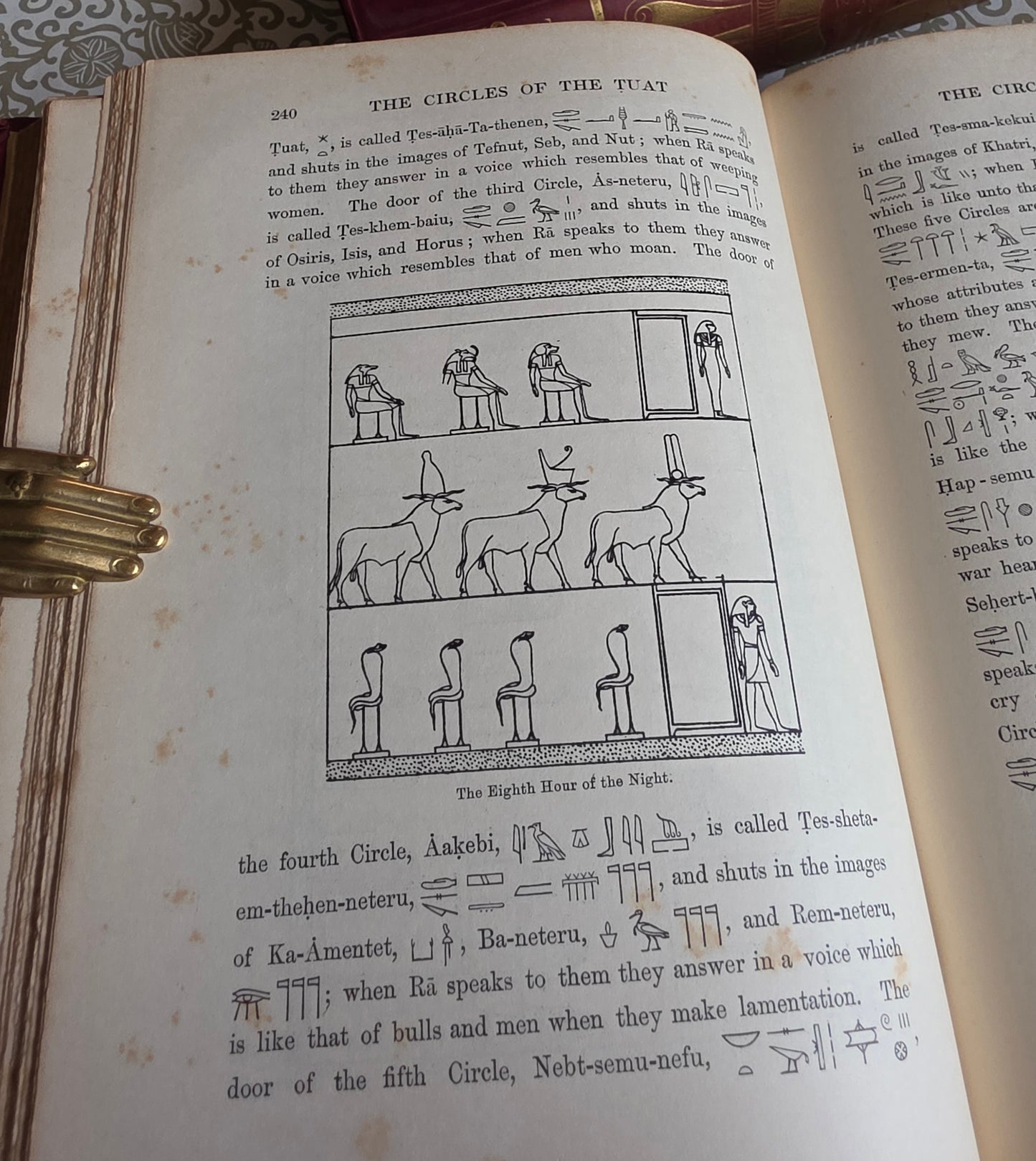1904 The Gods of the Egyptians or Studies in Egyptian Mythology in Two Volumes - Illustrated Antique Book Set