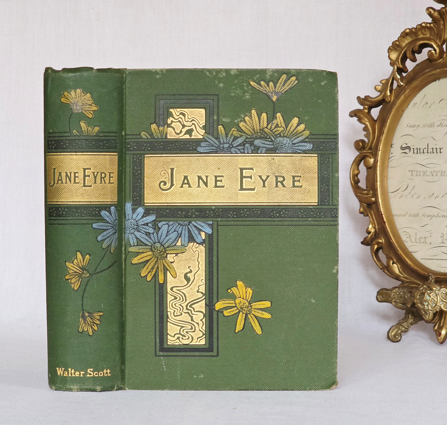 1897 Jane Eyre by Charlotte Bronte - Illustrated Antique Book