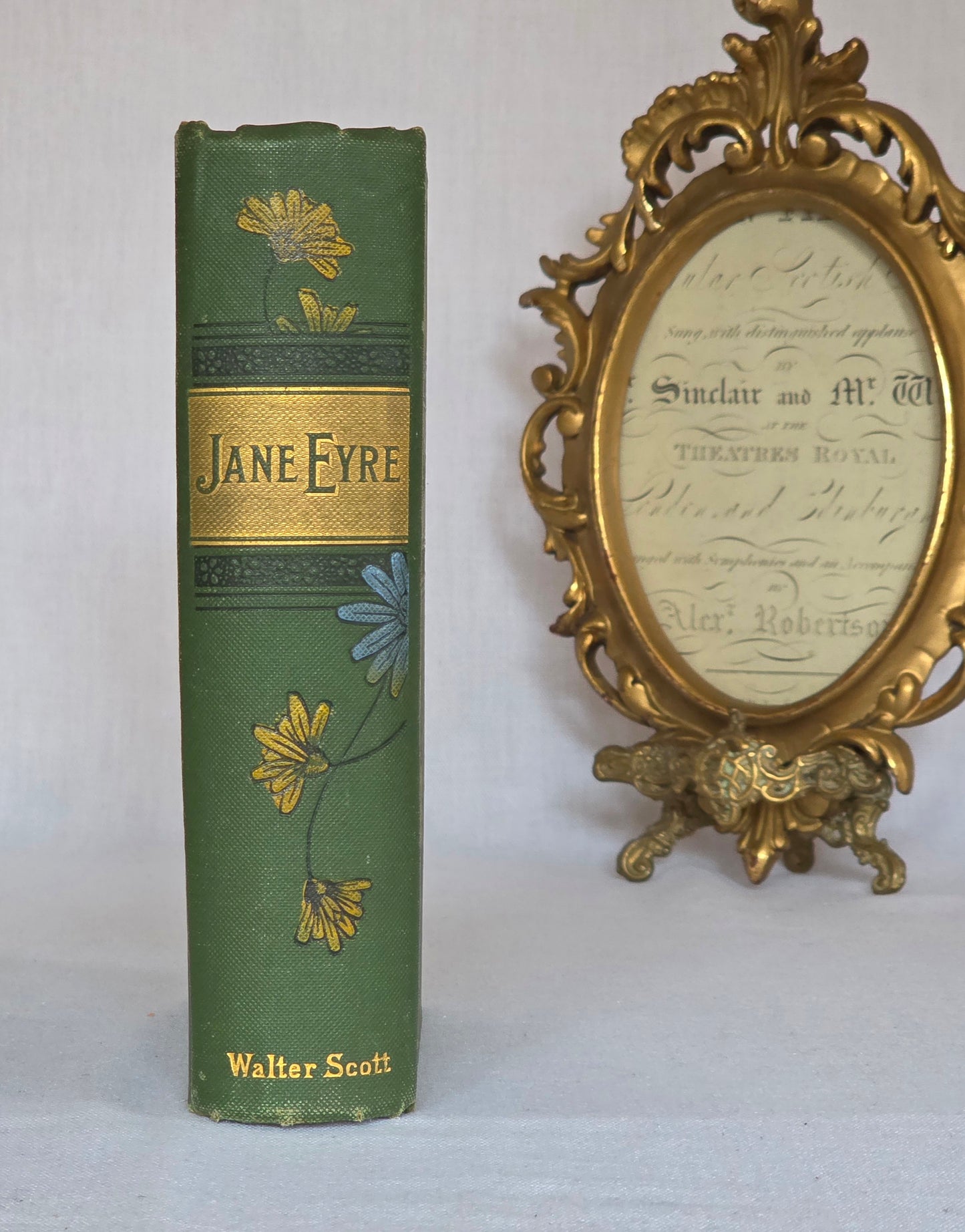 1897 Jane Eyre by Charlotte Bronte - Illustrated Antique Book