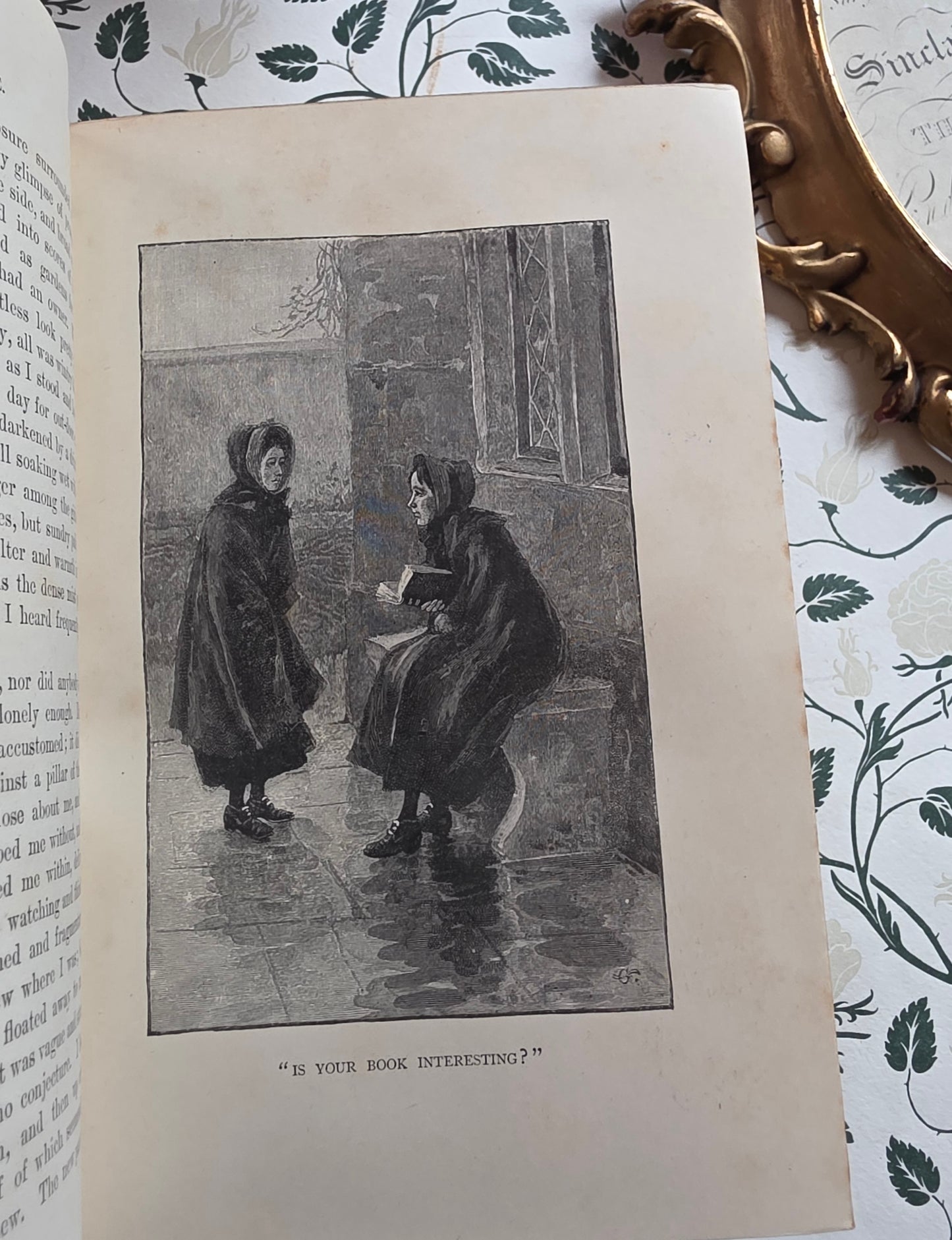 1897 Jane Eyre by Charlotte Bronte - Illustrated Antique Book