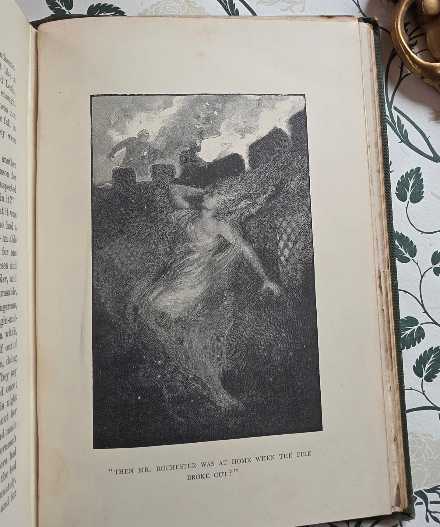 1897 Jane Eyre by Charlotte Bronte - Illustrated Antique Book