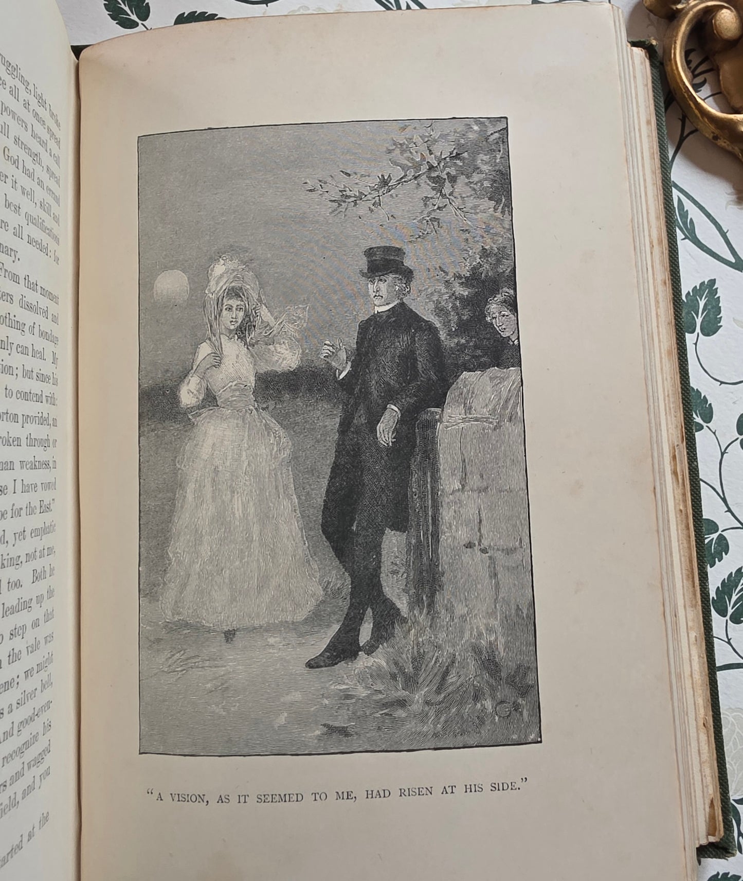 1897 Jane Eyre by Charlotte Bronte - Illustrated Antique Book