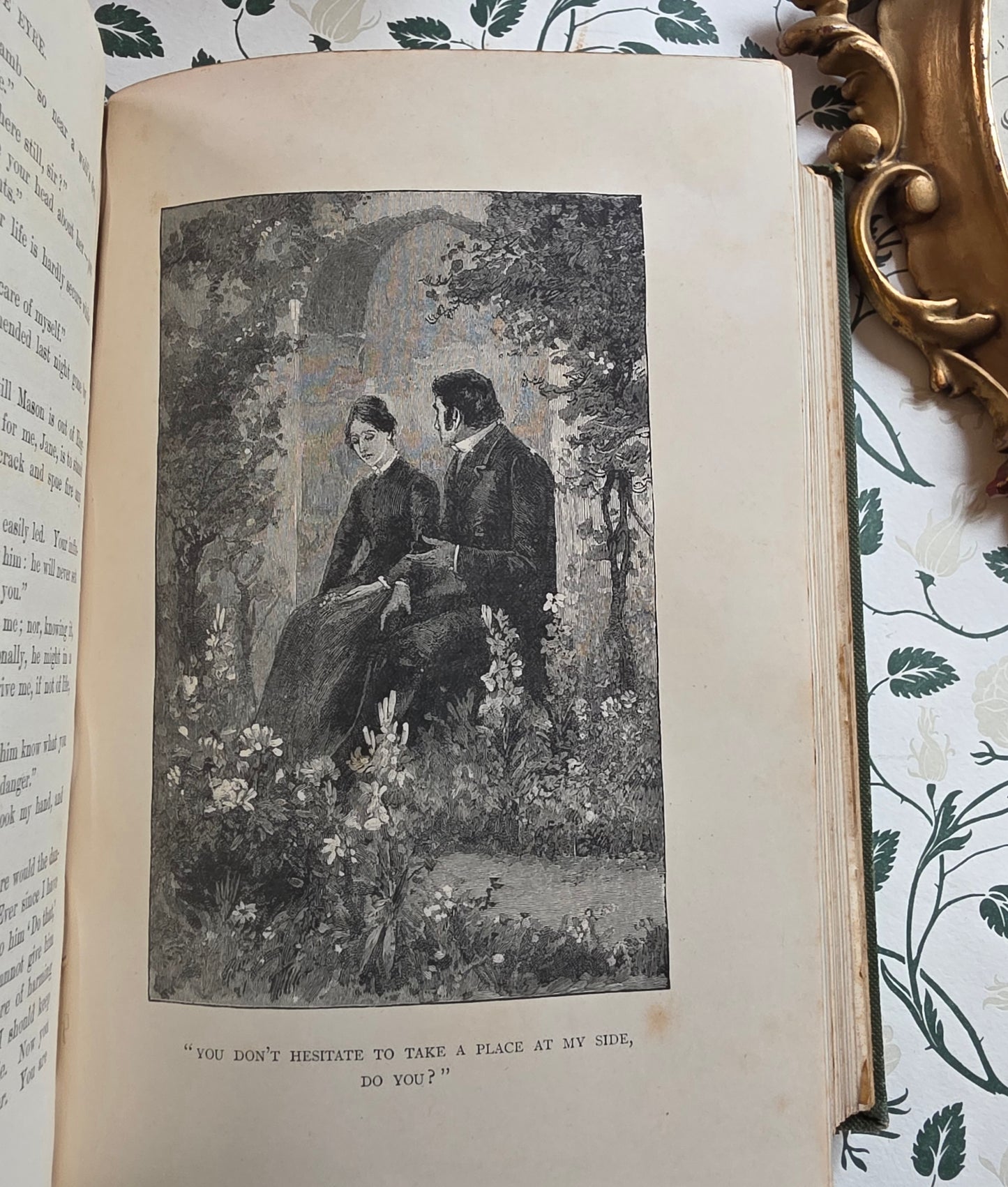 1897 Jane Eyre by Charlotte Bronte - Illustrated Antique Book
